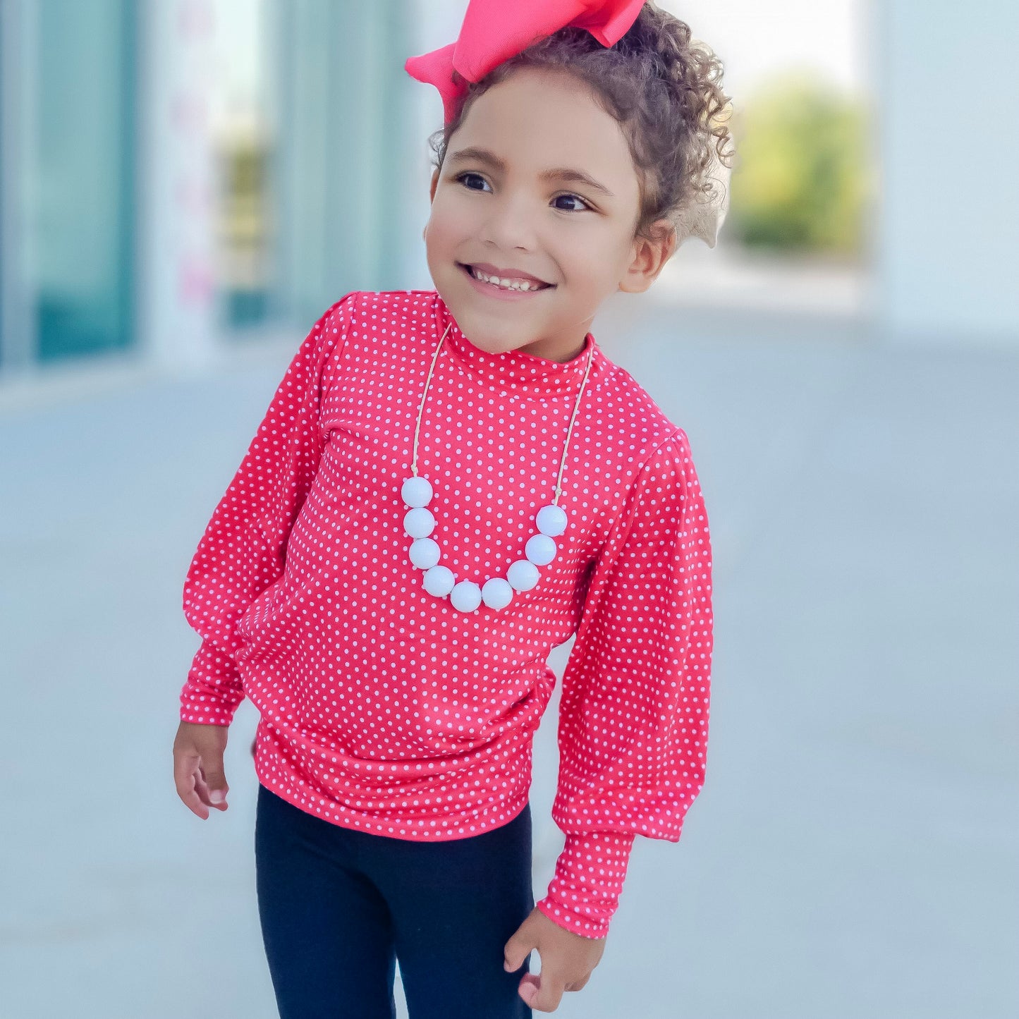 Pink Dot Blooming Top LovingTheChange8.24