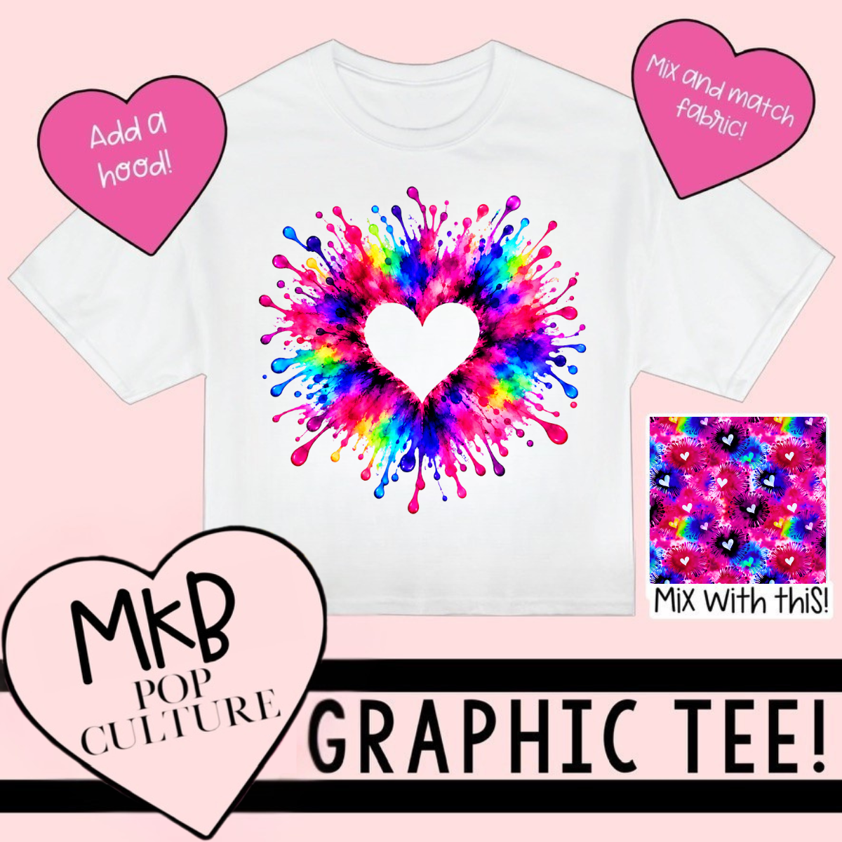 SS Tie Dye Love TEE MerryTraditional9.10