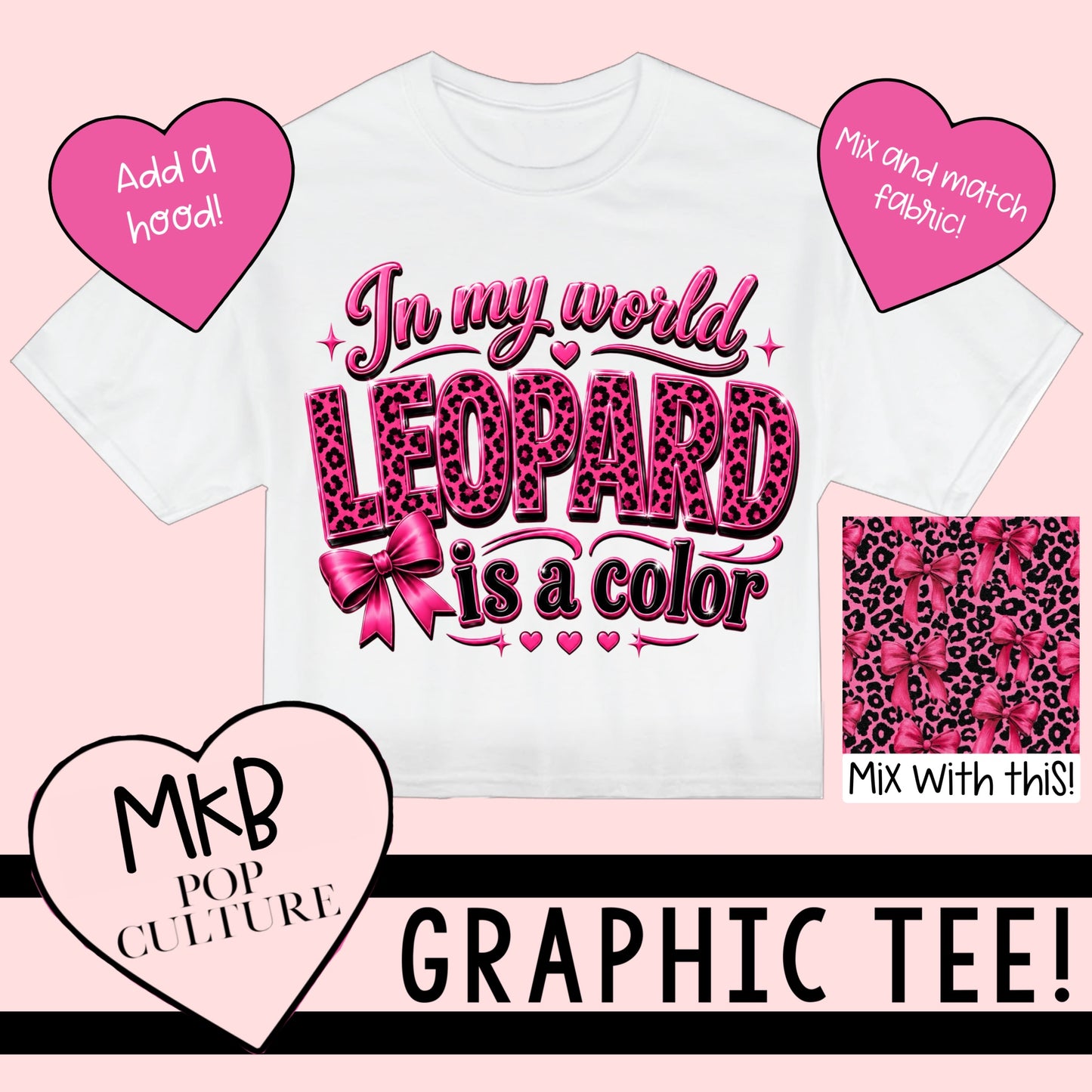 Leopard TEE PinkDay6.23
