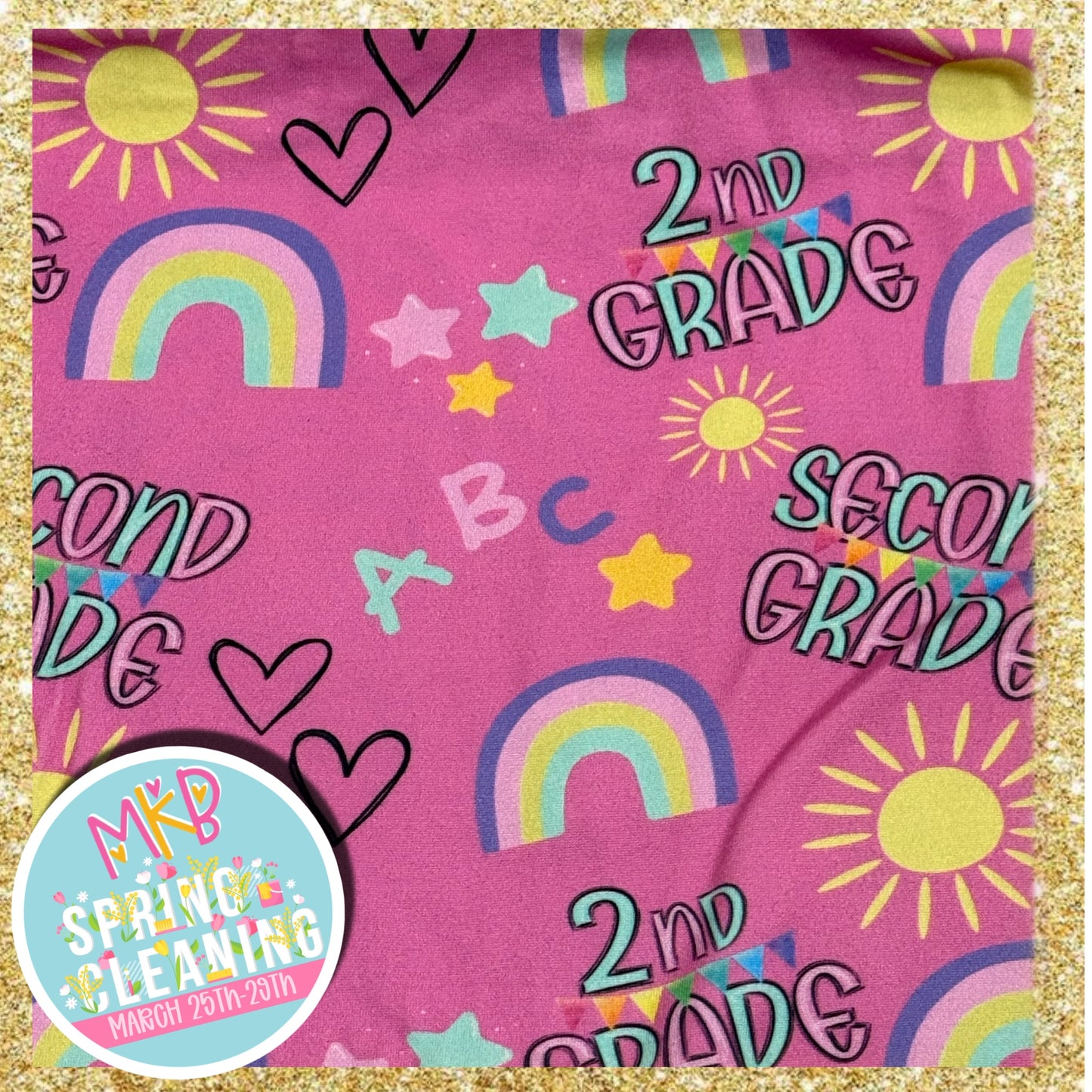 2nd Grade (Pink/Rainbows) SpringCleaning3.25