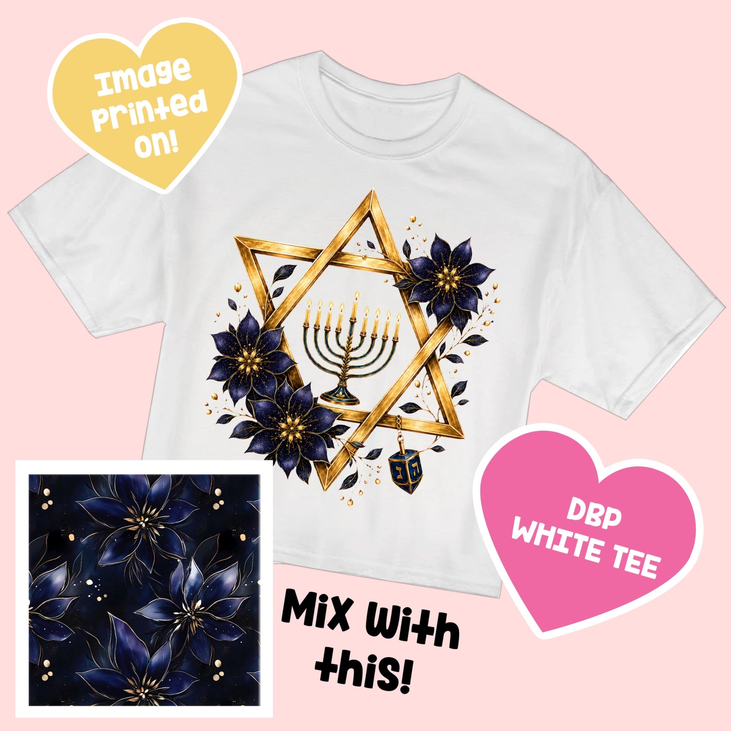 Hanukah Star TEE GOLDExclusive8.3