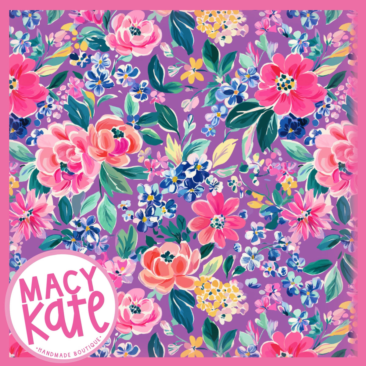 Purple Floral *MOMMY* PerfectlyPatterned10.9