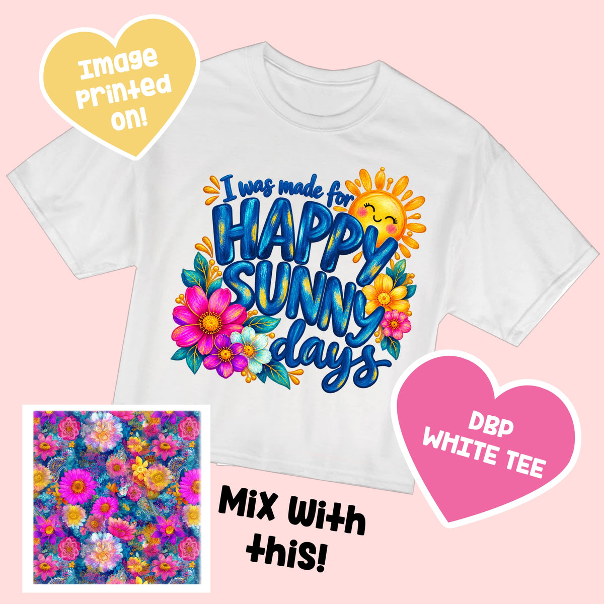 Happy Sunny TEE PerfectlyPatterned10.9