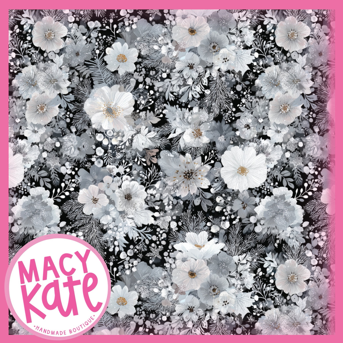Monochrome Floral ALittleBit10.16