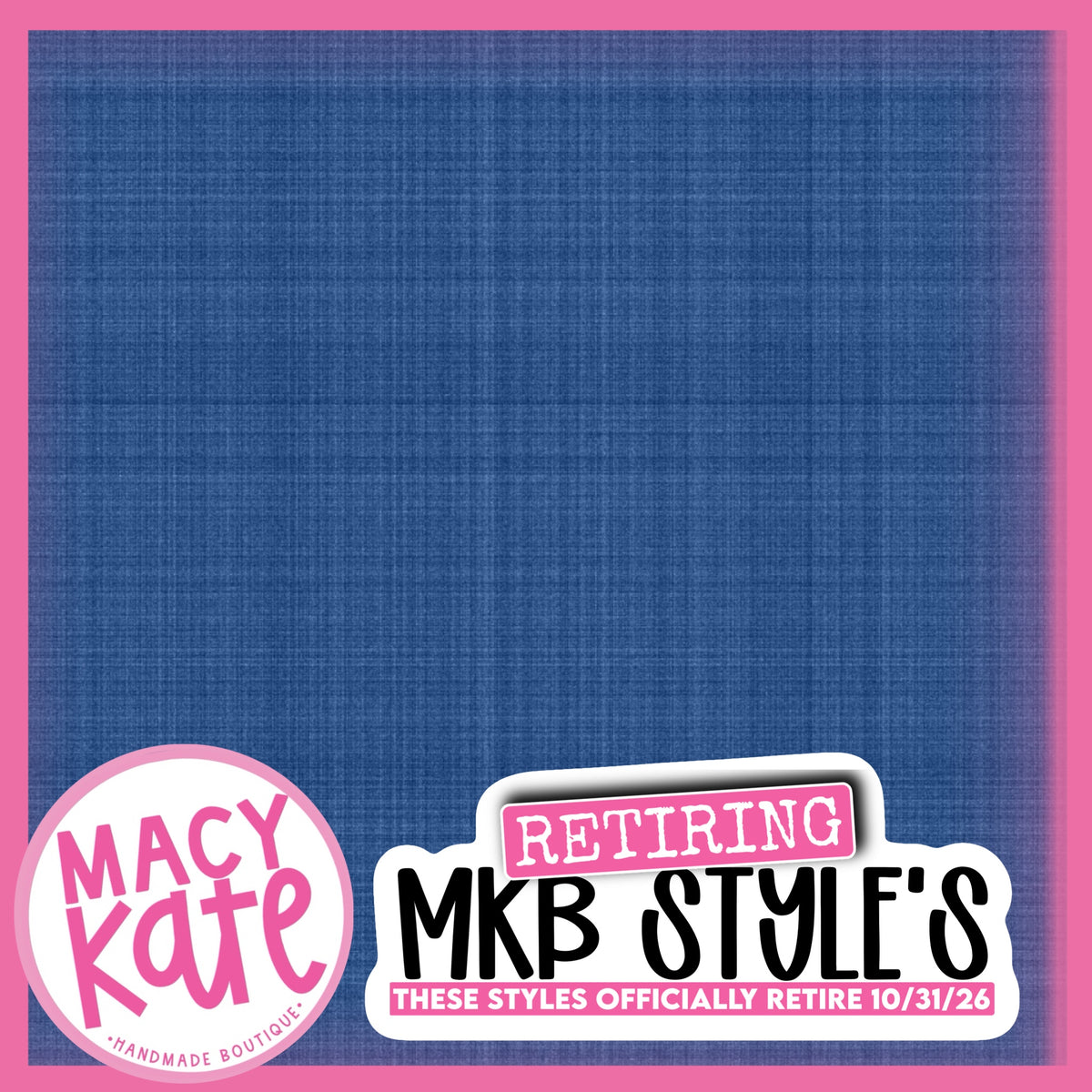 SS Blue {Faux} Linen ALittleBit10.16