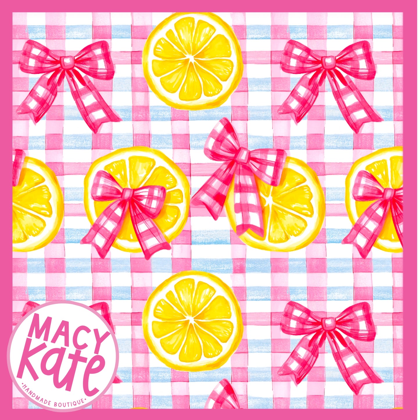 Gingham Lemon *MOMMY* PinkTakeover1.28