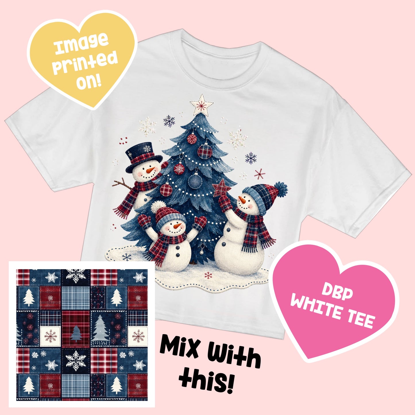 Snowman TEE Cute&Colorful7.24