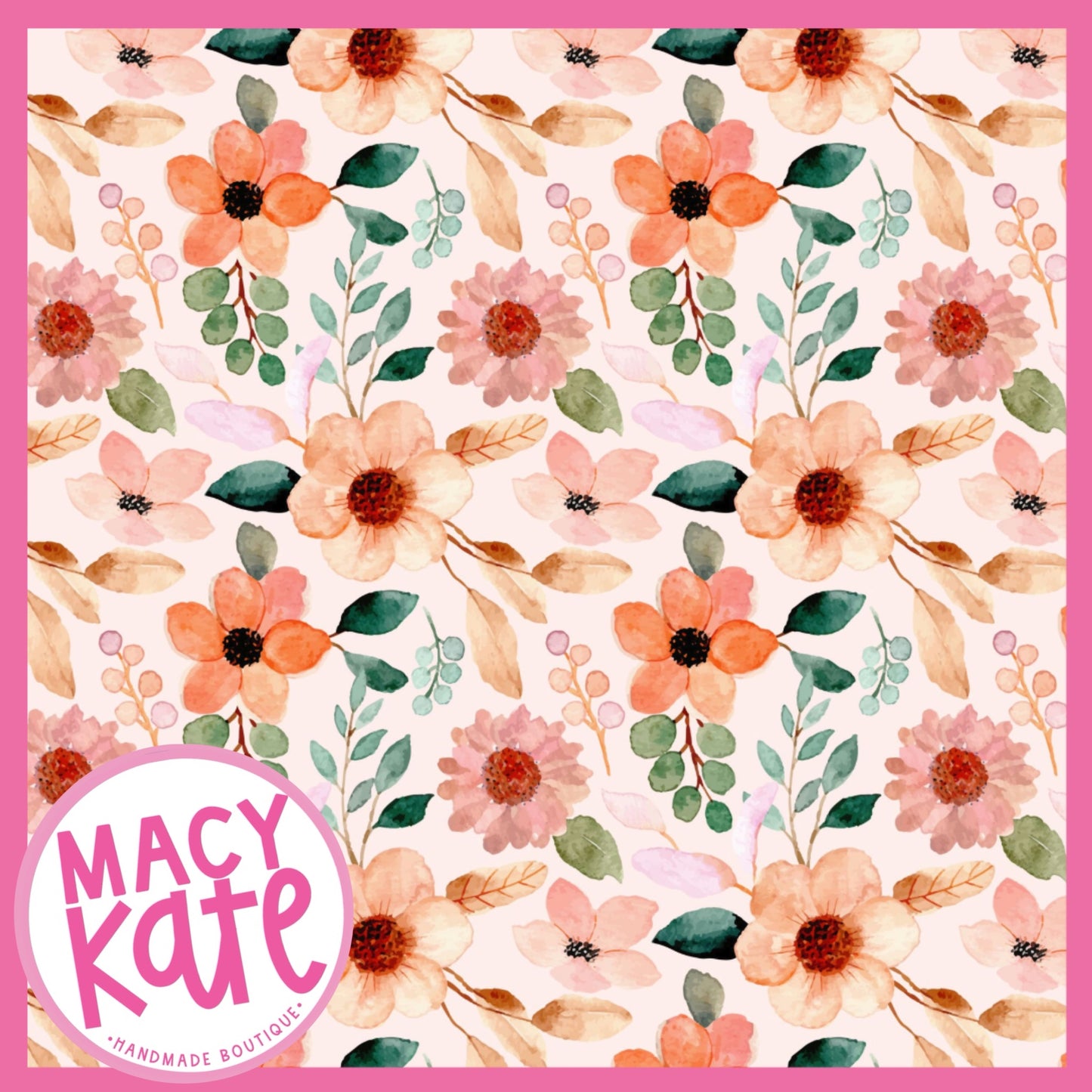 Peach Floral ChangingSeasons7.9