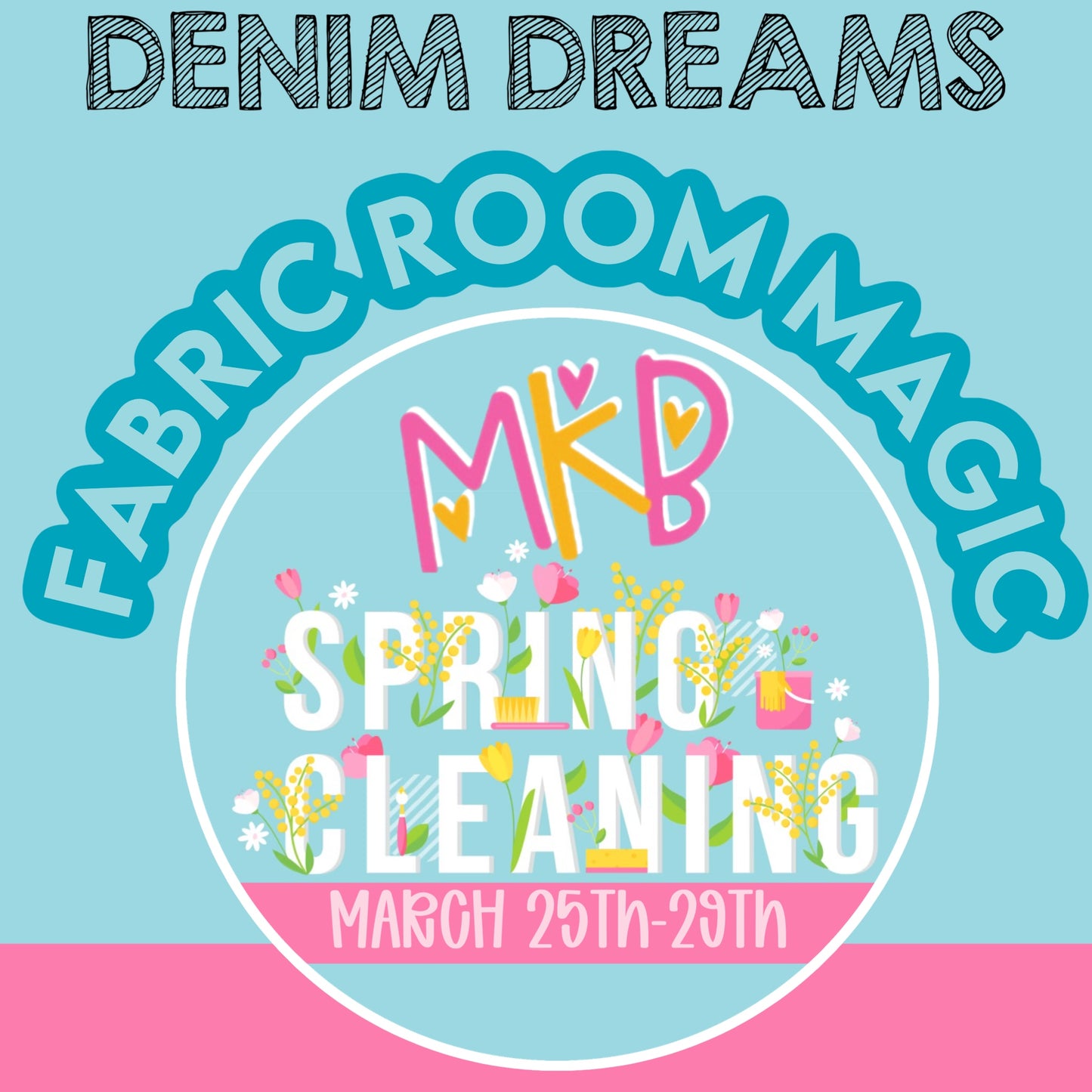 DENIM Fabric Room Magic SpringCleaning3.27