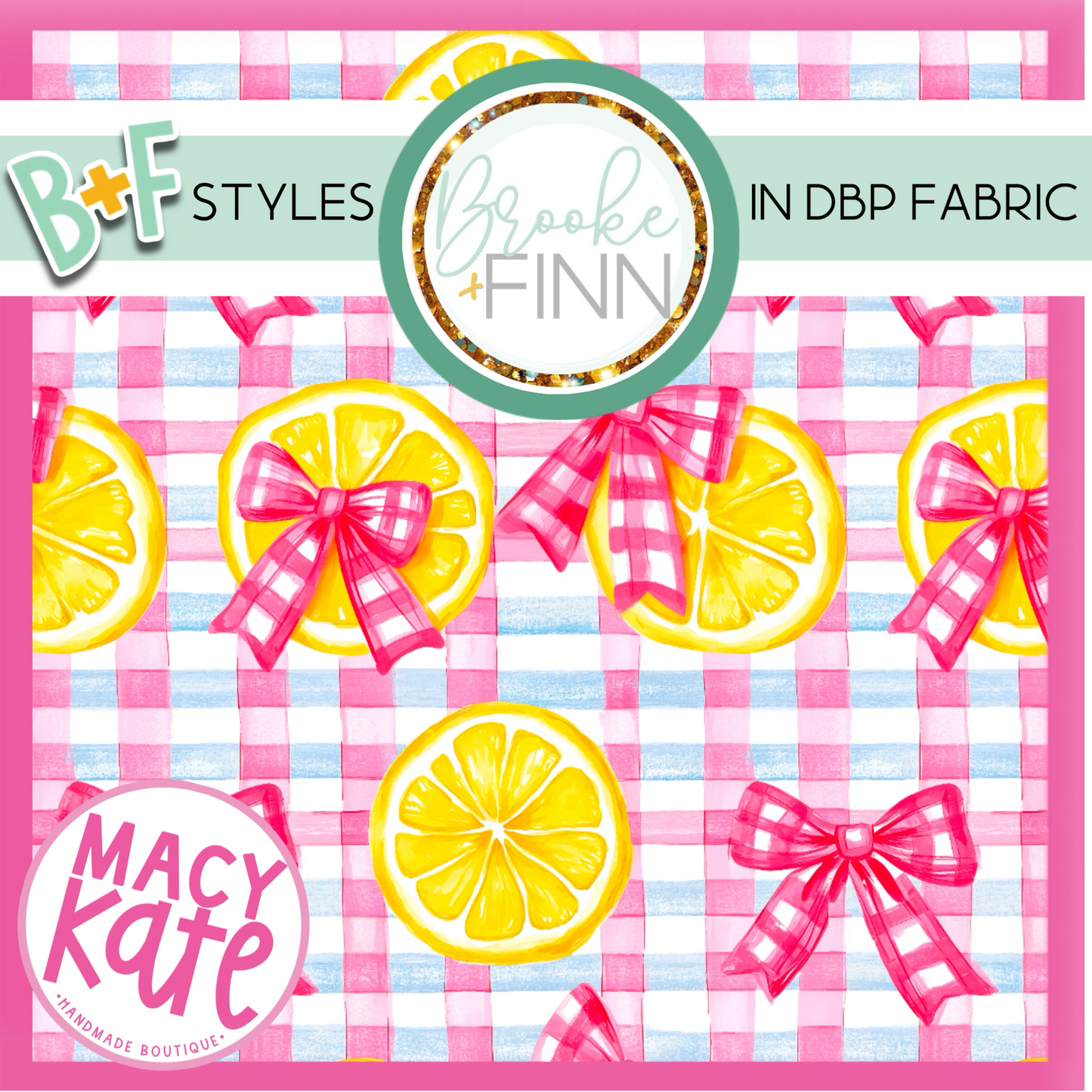B+F Gingham Lemon PinkTakeover1.28