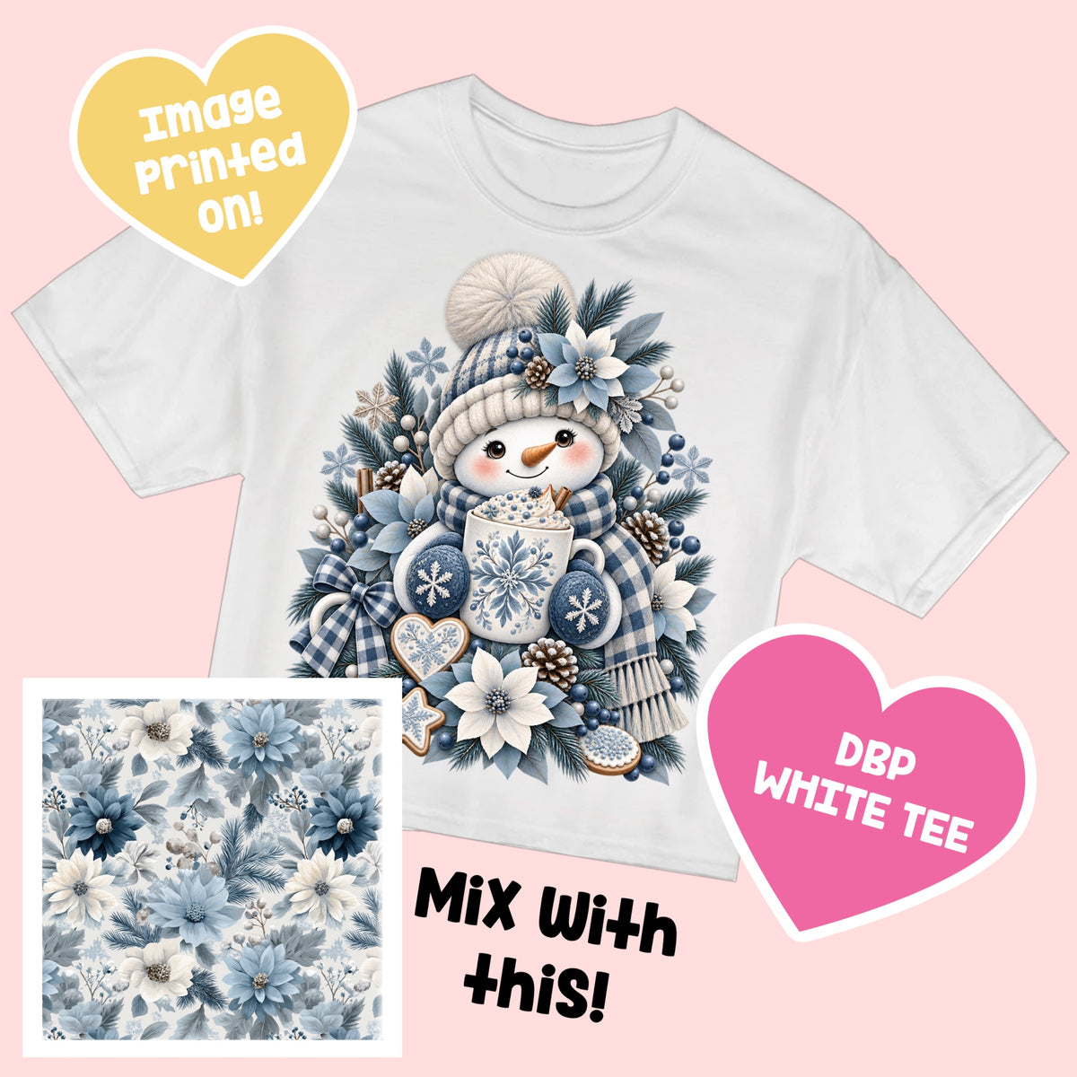 Blue Floral TEE TryItTuesday9.15