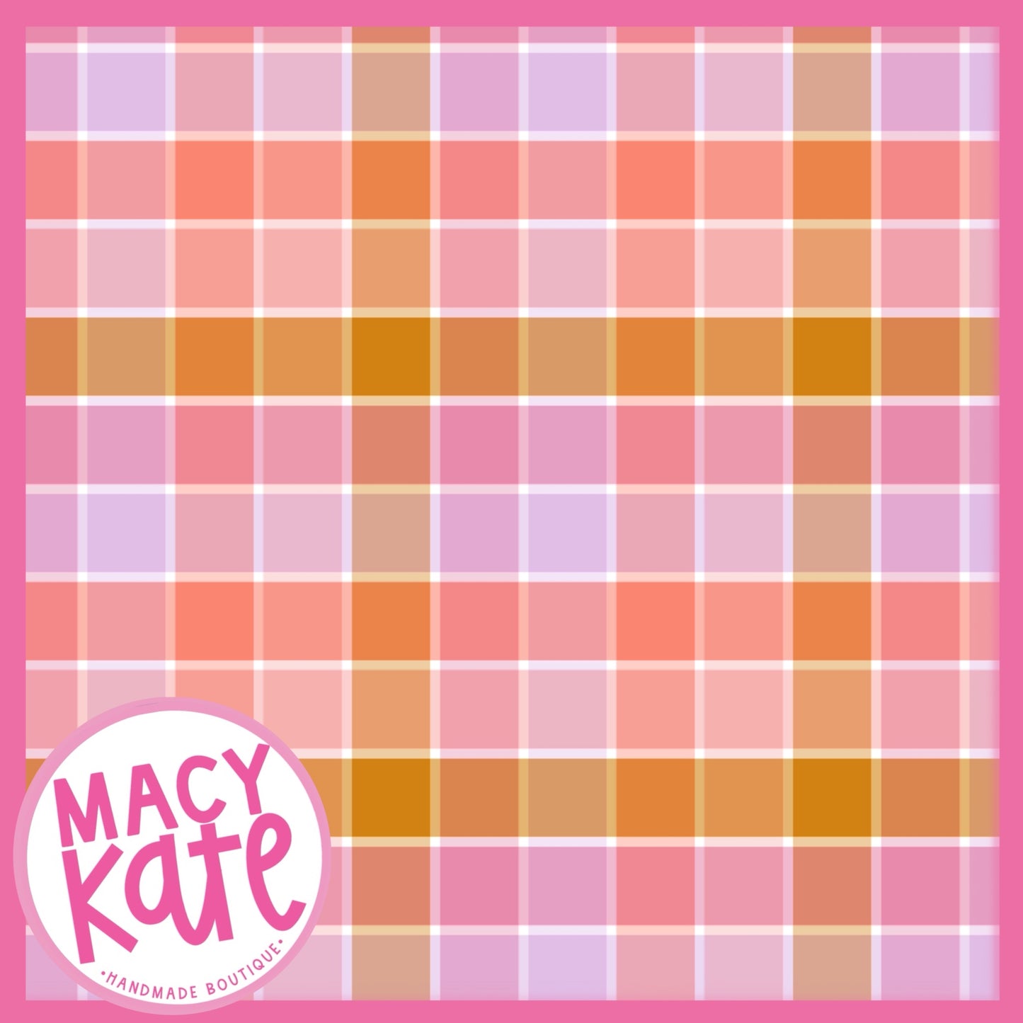 Pink Harvest Plaid ThankfulFall8.14