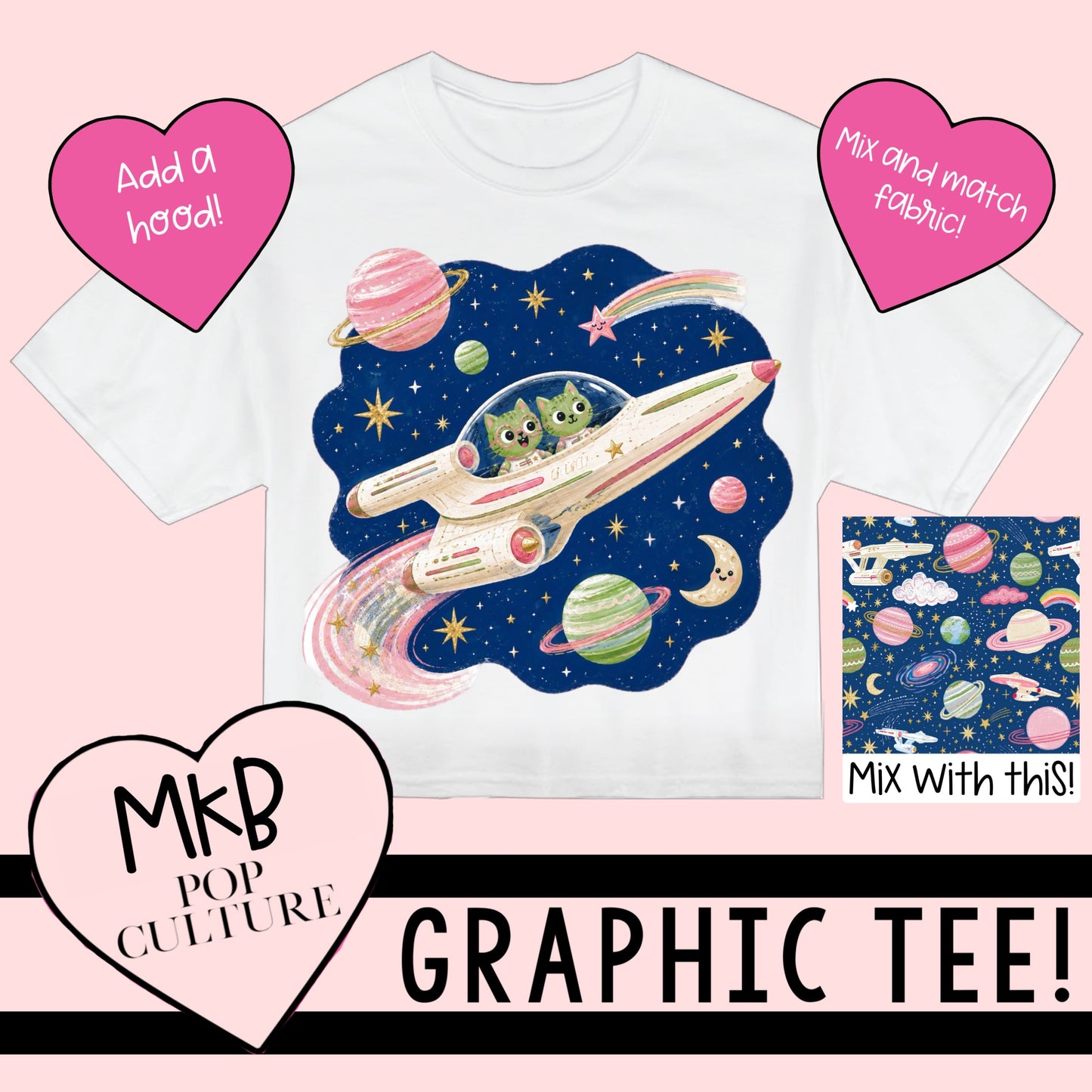 Kitty Space TEE UFODay7.2