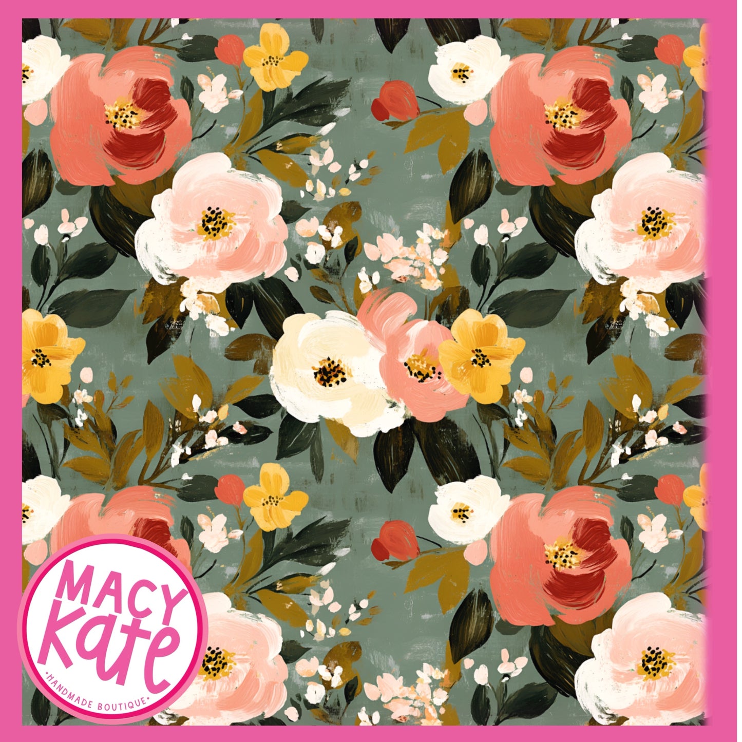 Green Floral *MOMMY* ColorMeHappy6.26
