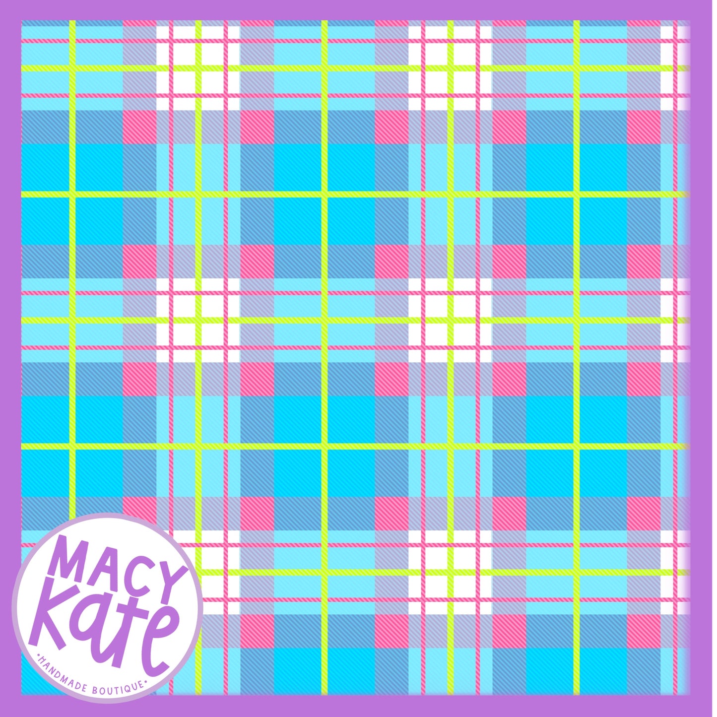 SS Blue Plaid TEEParty6.6