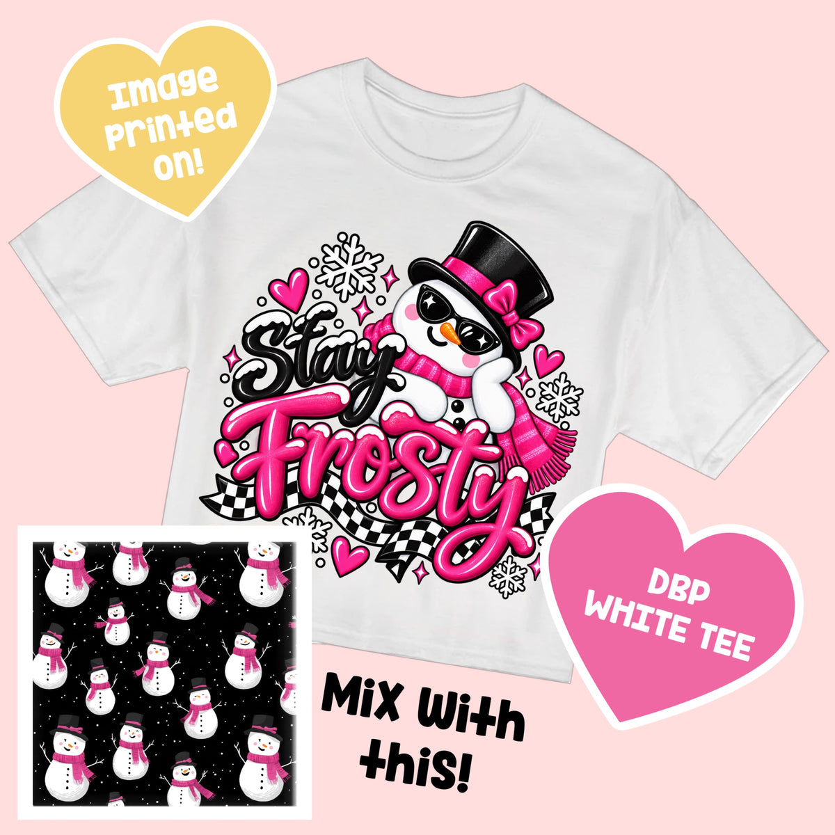 Stay Frosty TEE MerryPINKmas9.18