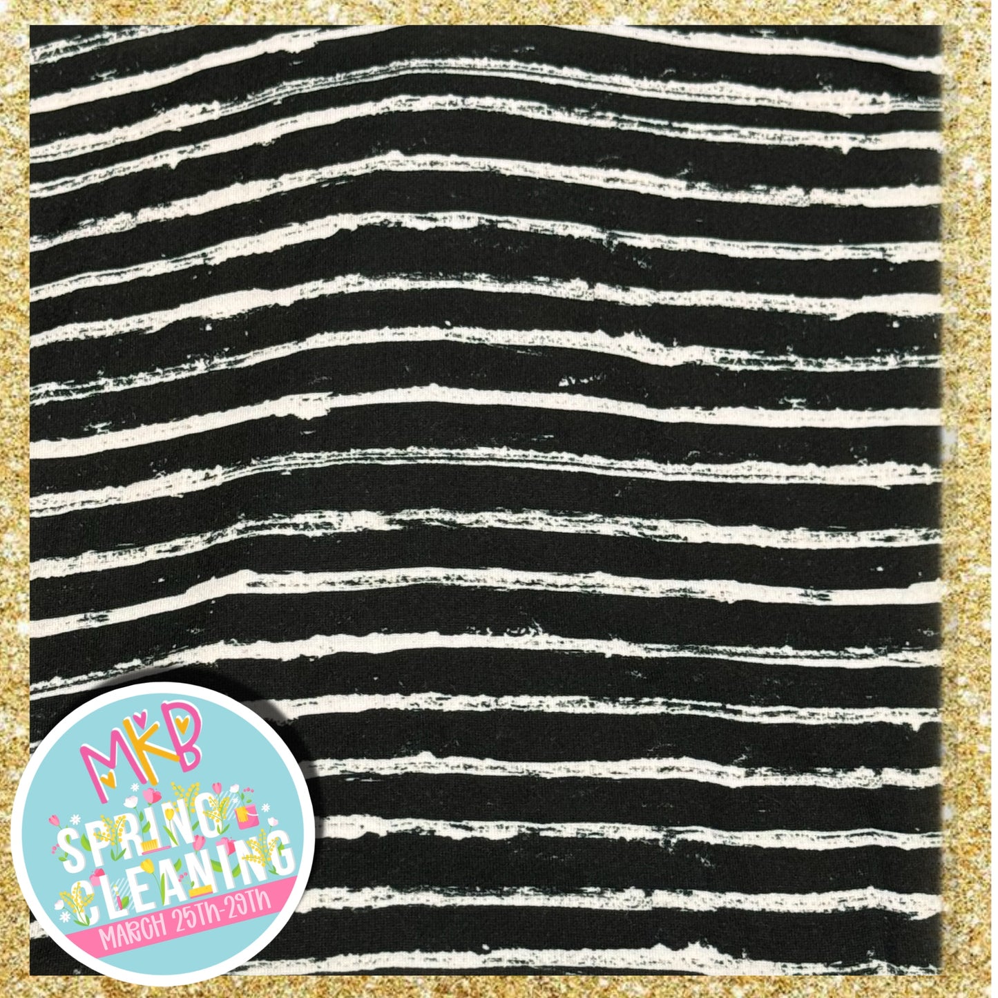 B/W Rough Lines Stripe SpringCleaning3.26