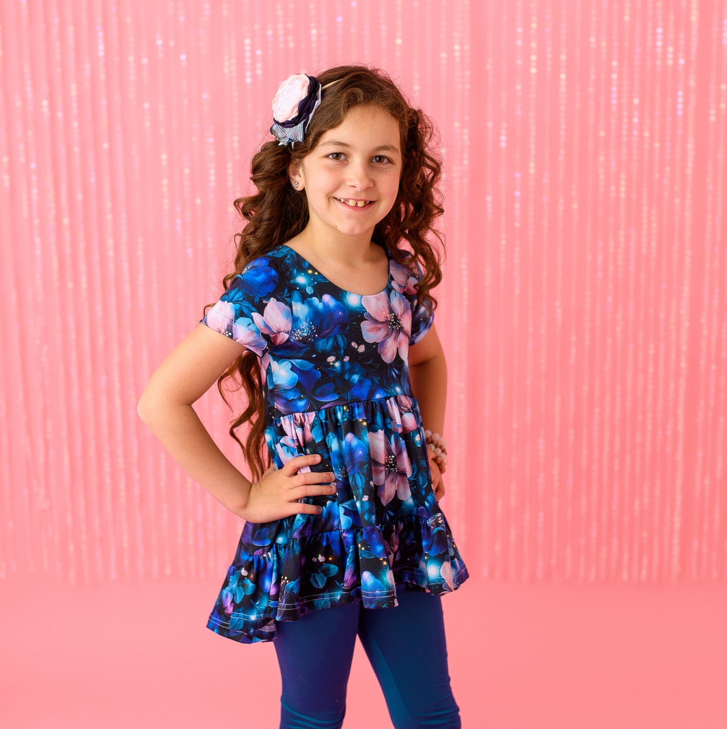 Blue Floral *FABRIC ONLY!* PerfectlySolid6.12