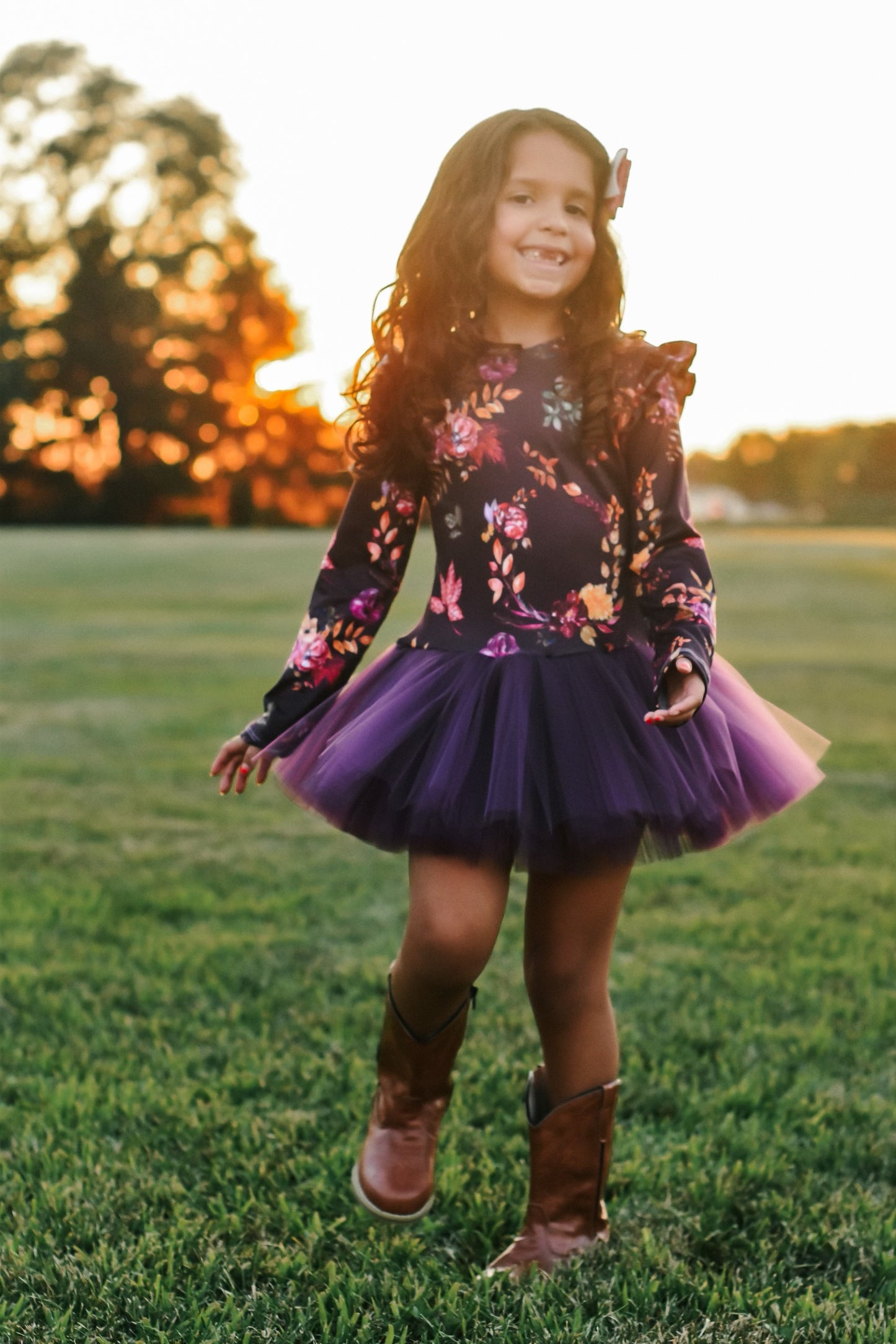 Purple Fall Floral Jolie LovingTheChange8.24
