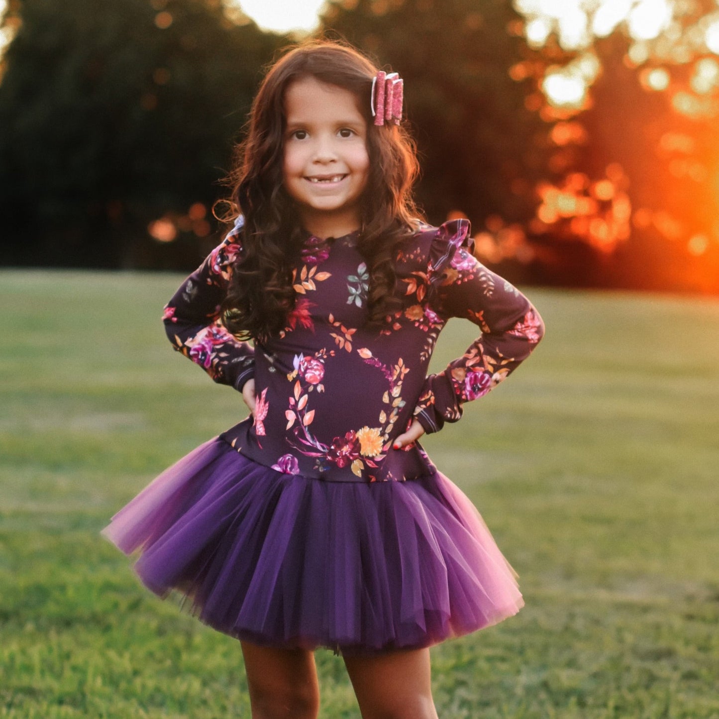 Purple Fall Floral Jolie LovingTheChange8.24