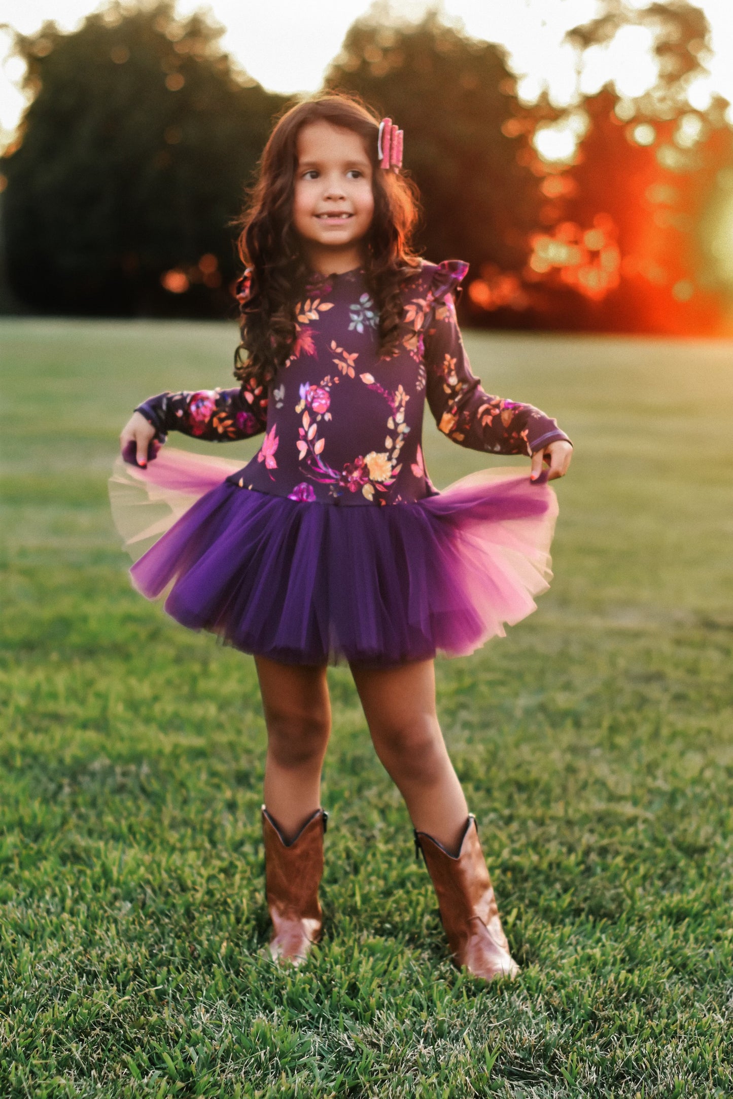 Purple Fall Floral Jolie LovingTheChange8.24