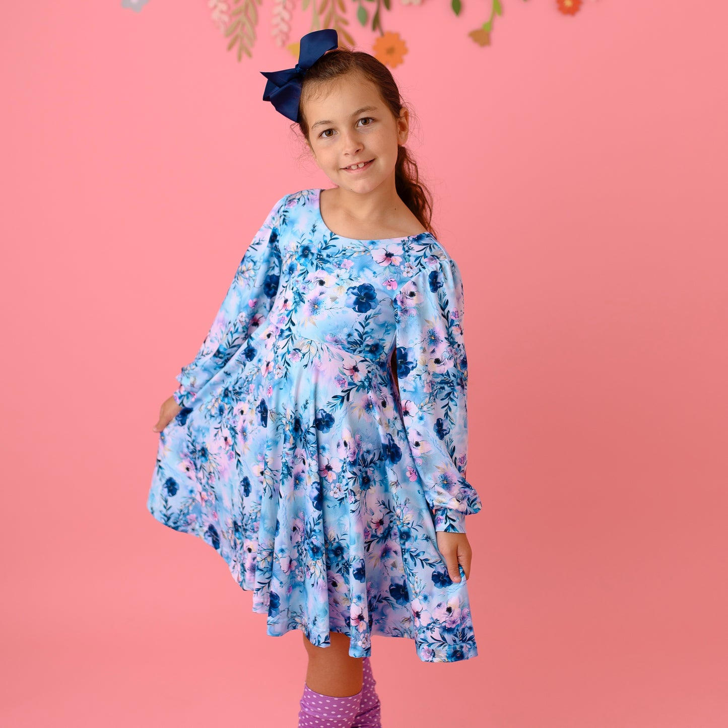 Dainty Blue Floral *FABRIC ONLY!*