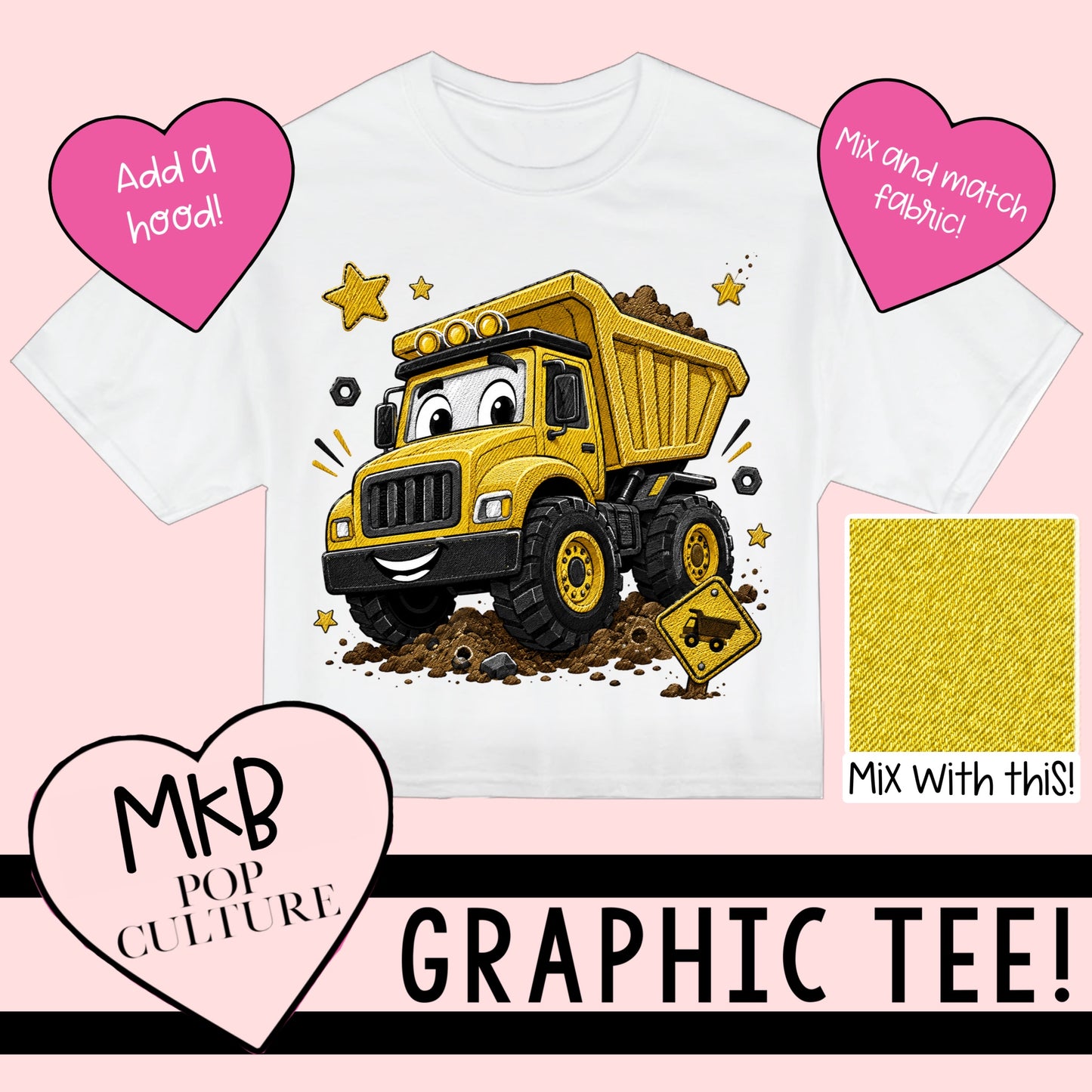 CP Dump Truck TEE DenimDazed6.11
