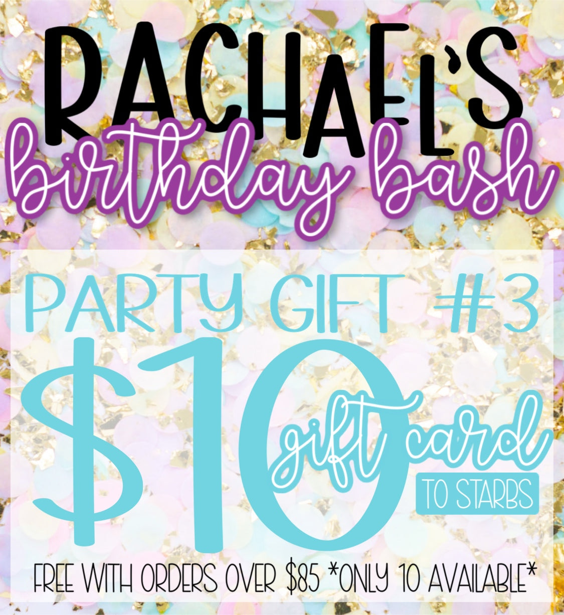 $10 Starbs PARTYFAVOR