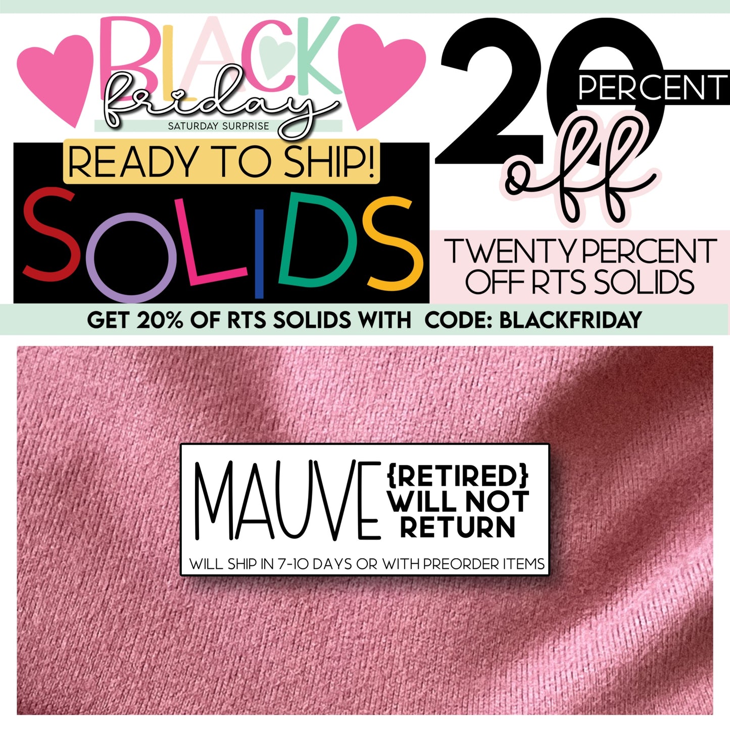 Solid Mauve 2020 *RETIRED* BlackFriday2023