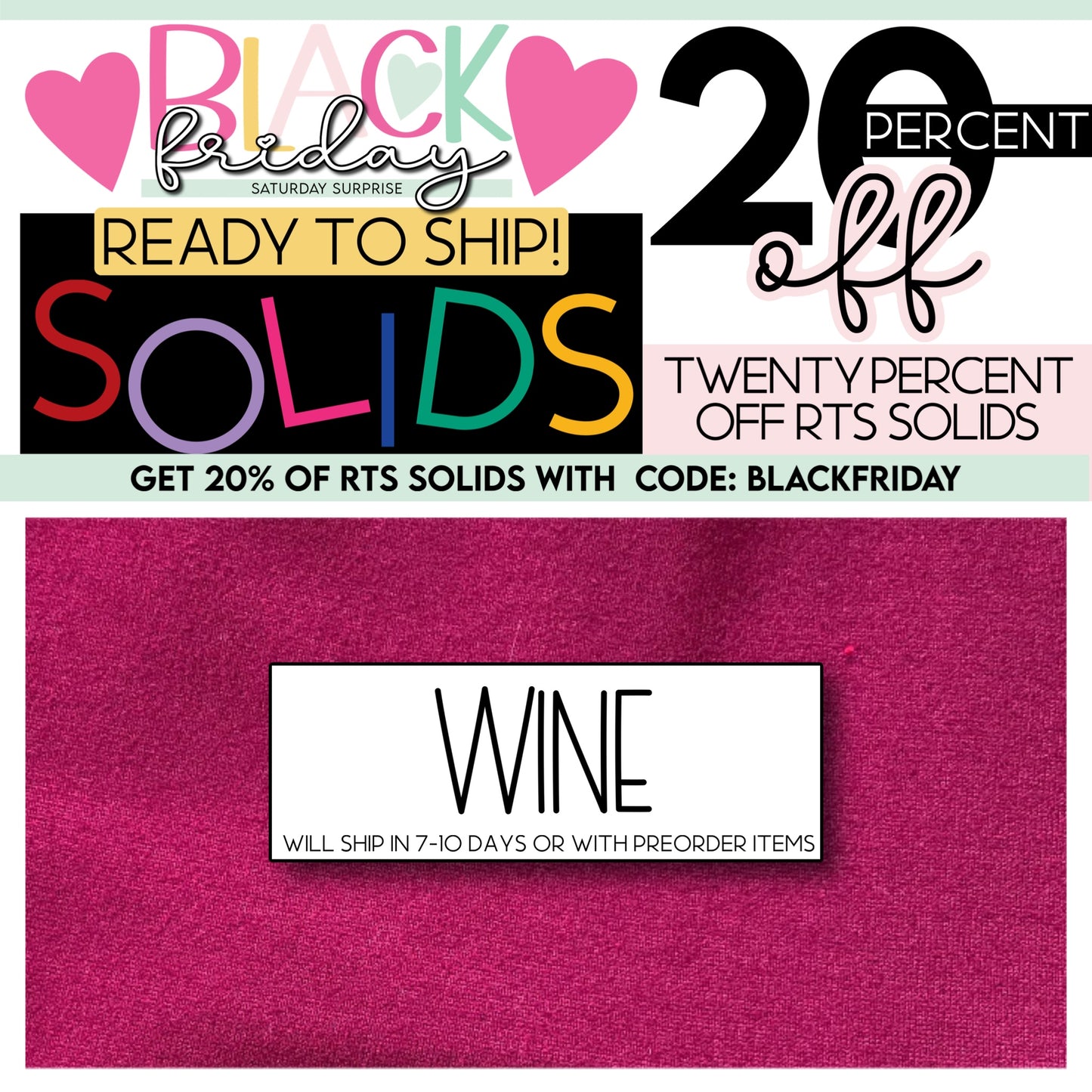 Solid Wine BlackFriday2023