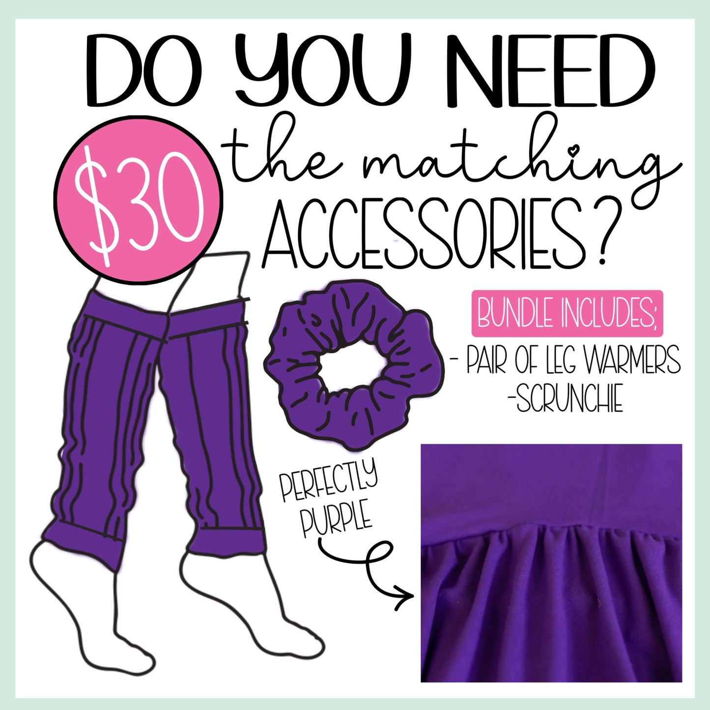 Perfectly Purple Accessory ADD ON