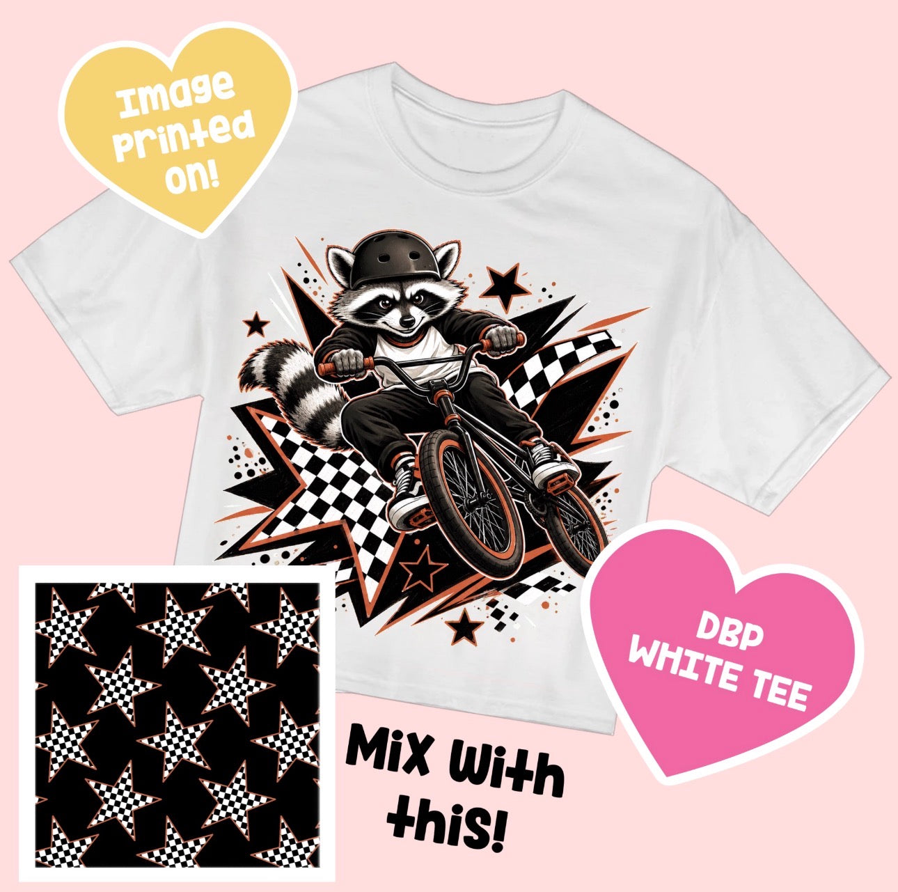 CP Raccoon Check TEE FallMagic7.30