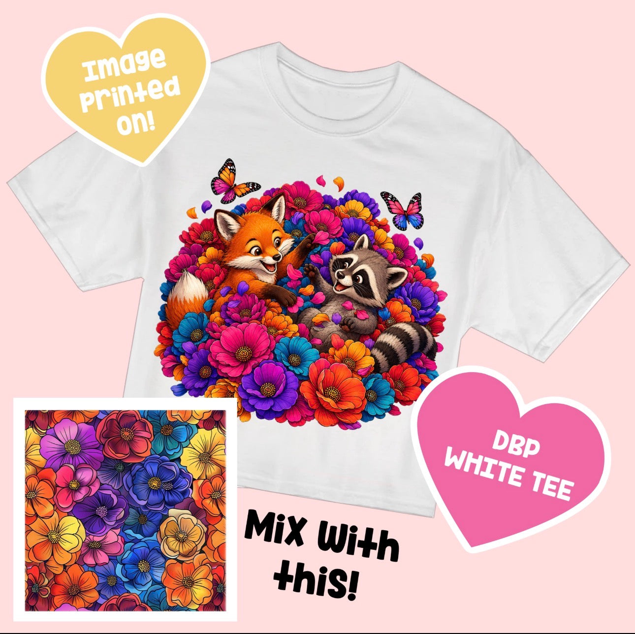 CP Rainbow Floral TEE FallMagic7.30