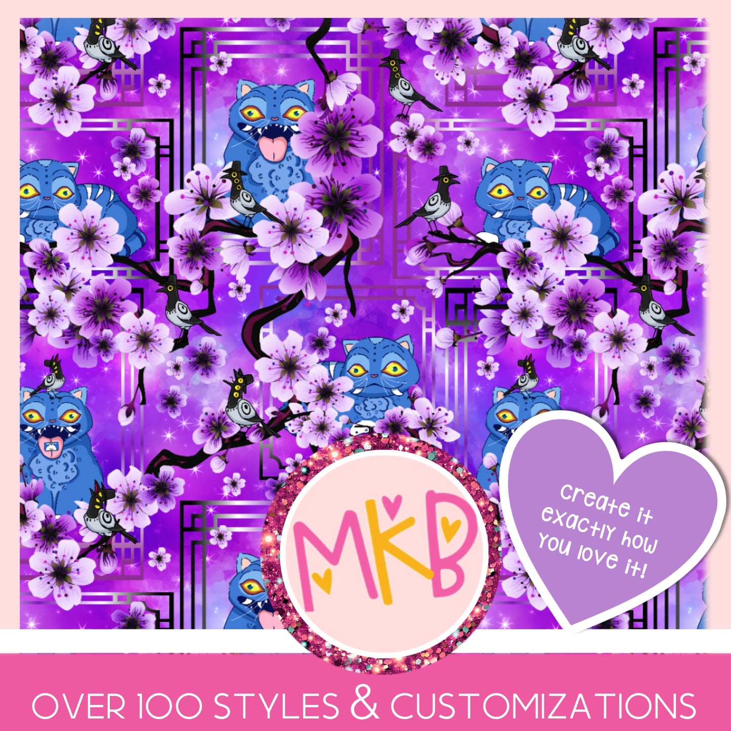 Floral Cat FebHYS2.20