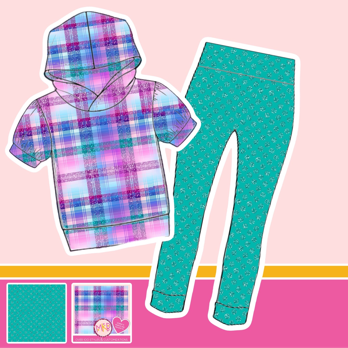 Sparkle Plaid *MOMMY* LovetoShine10.10