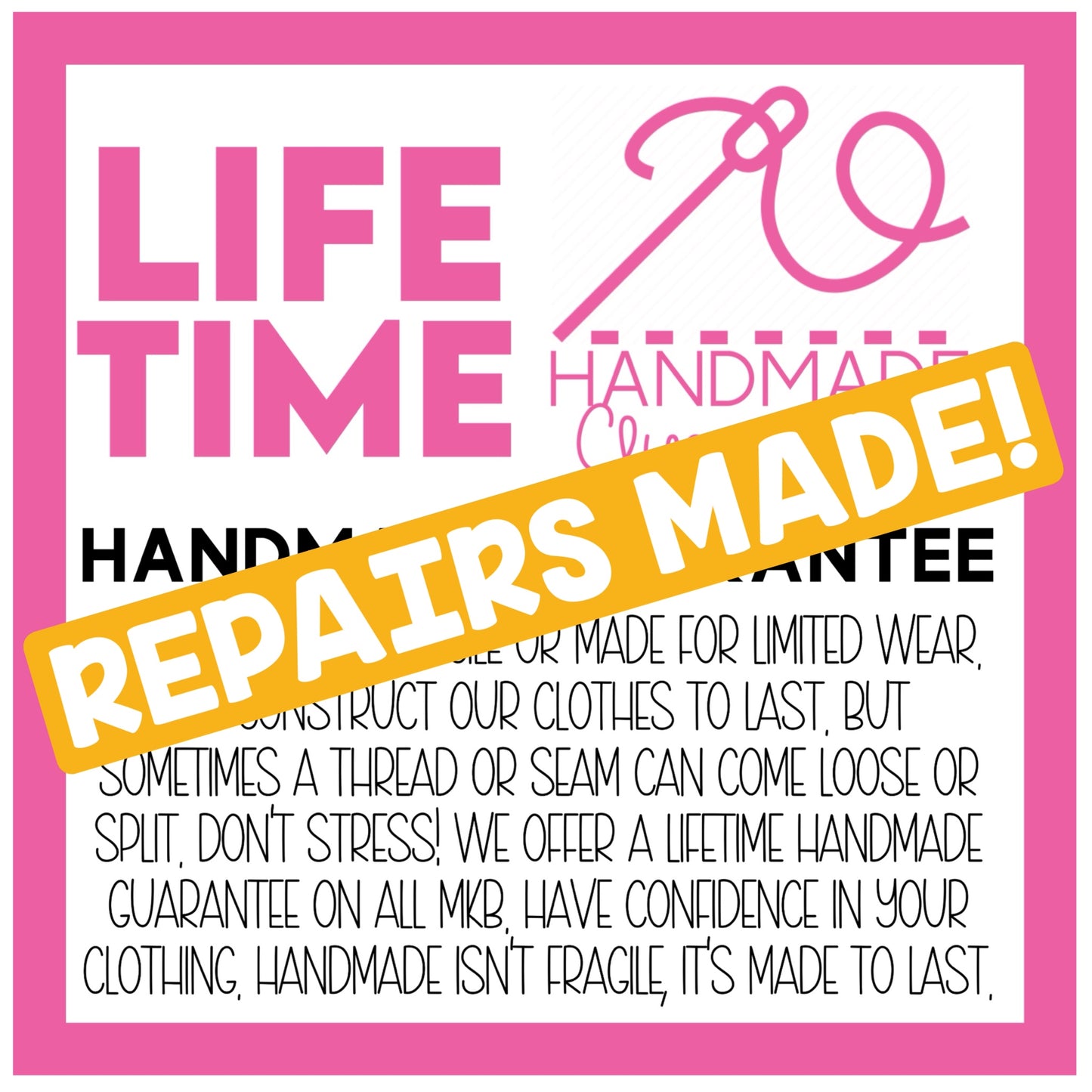 Repairs Made