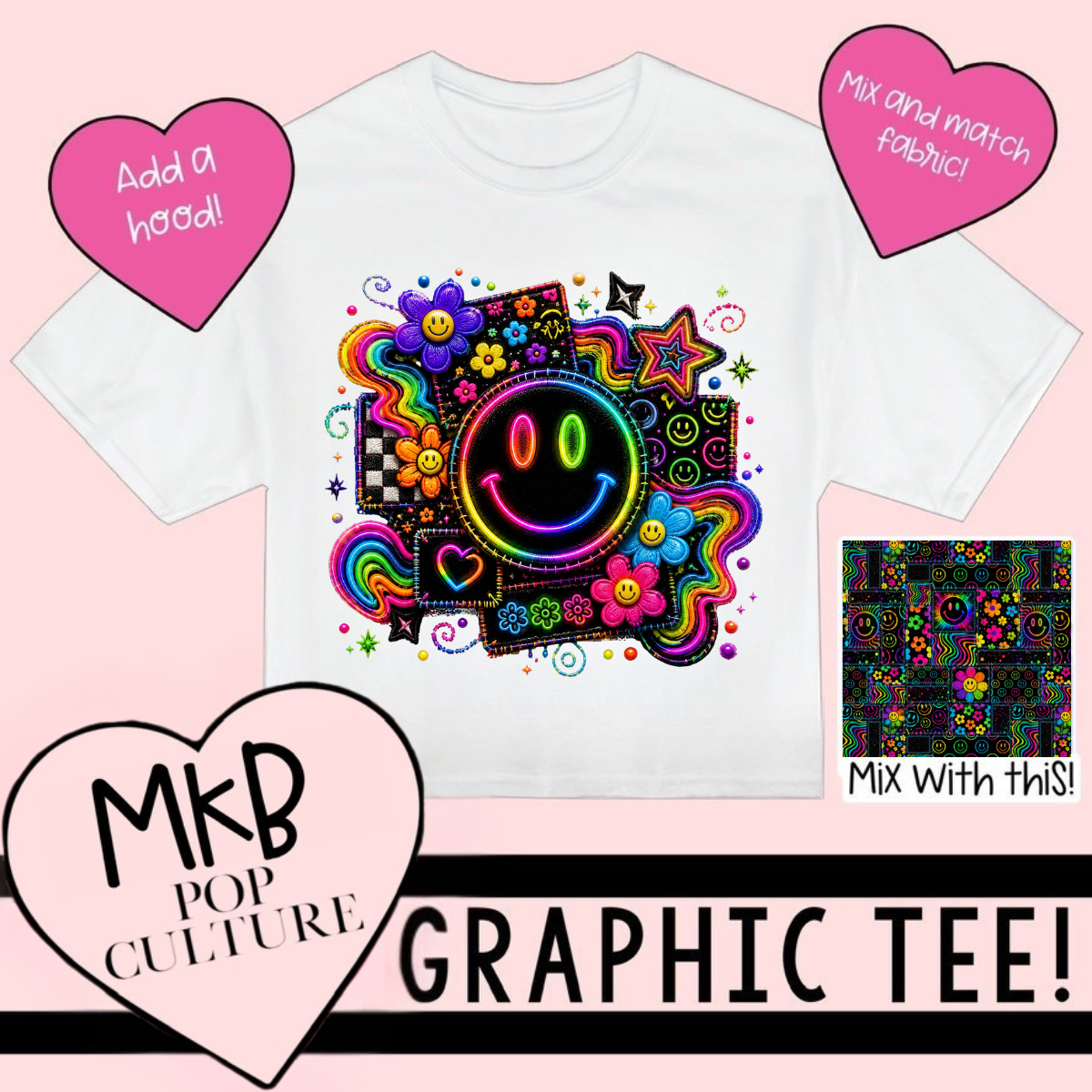 CP Neon Patches TEE ColorMeHappy6.26