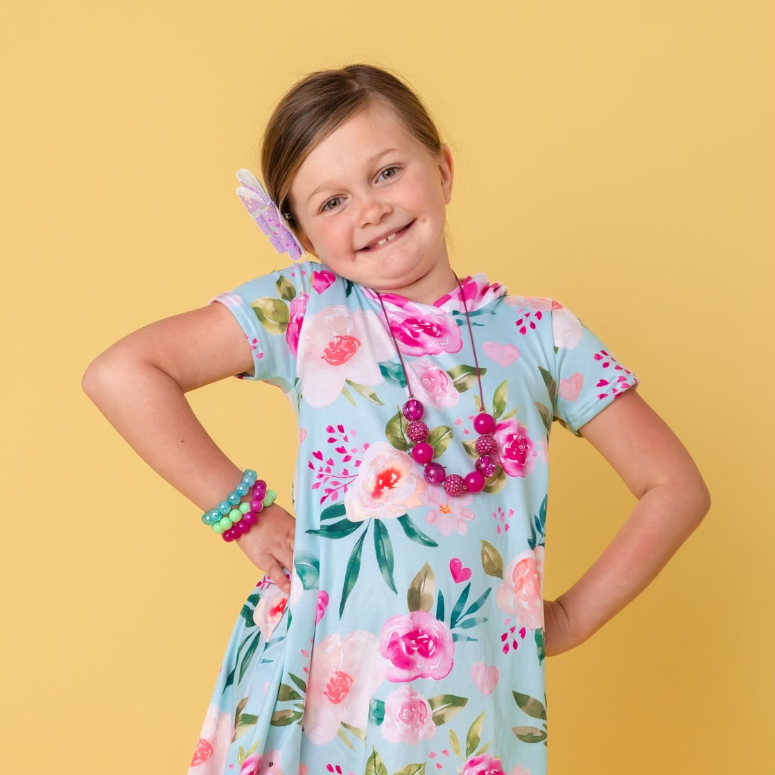 Mint Blue Floral SummerMiniCollection