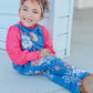 Autumn Blue Floral {French Terry} Sawyer LovingTheChange8.24