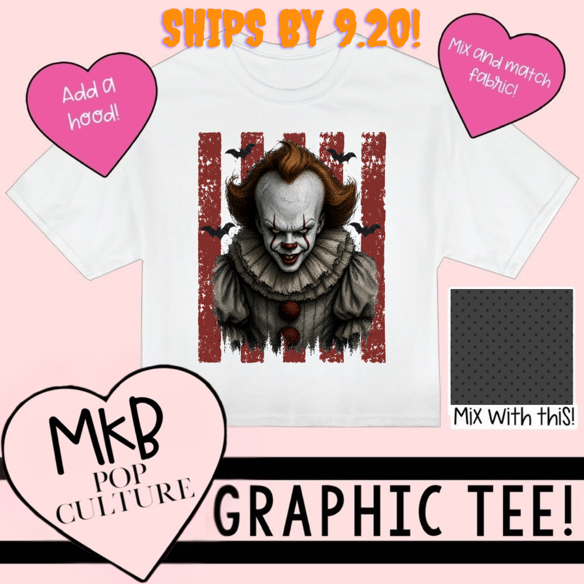 SS *Spooky* Pennywise TEE FallMagic7.30