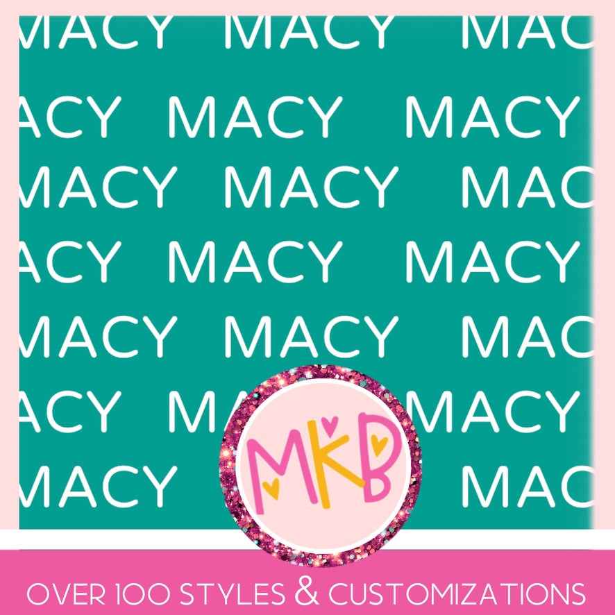 Turquoise *MOMMY* Personalized BlackFridayEvent2025