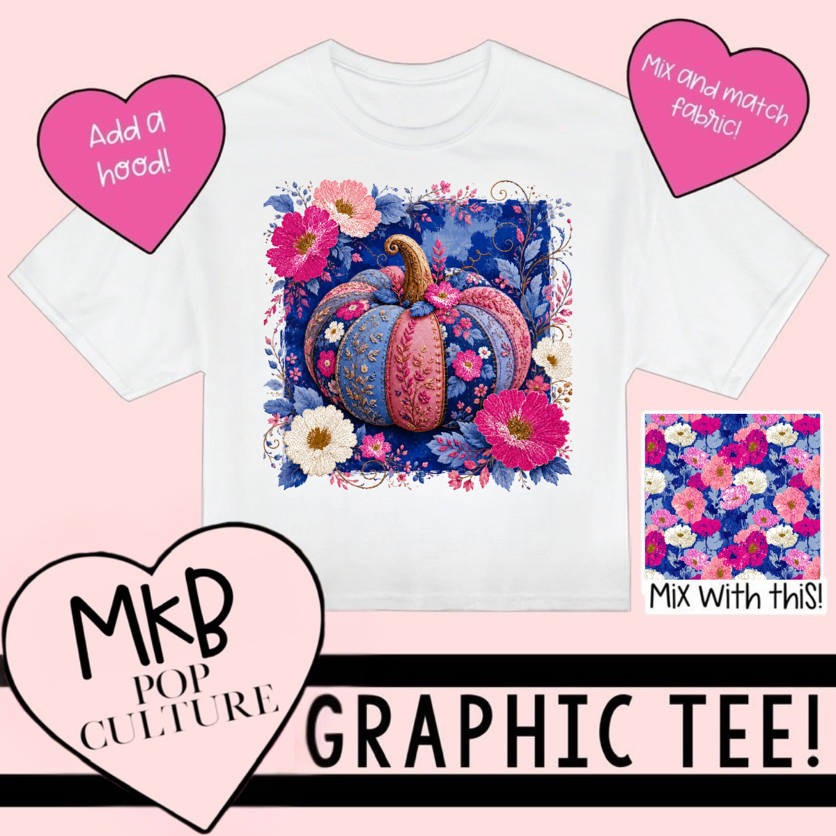 SS Patchwork Pumpkin {Pink} TEE ColorMeHappy6.26