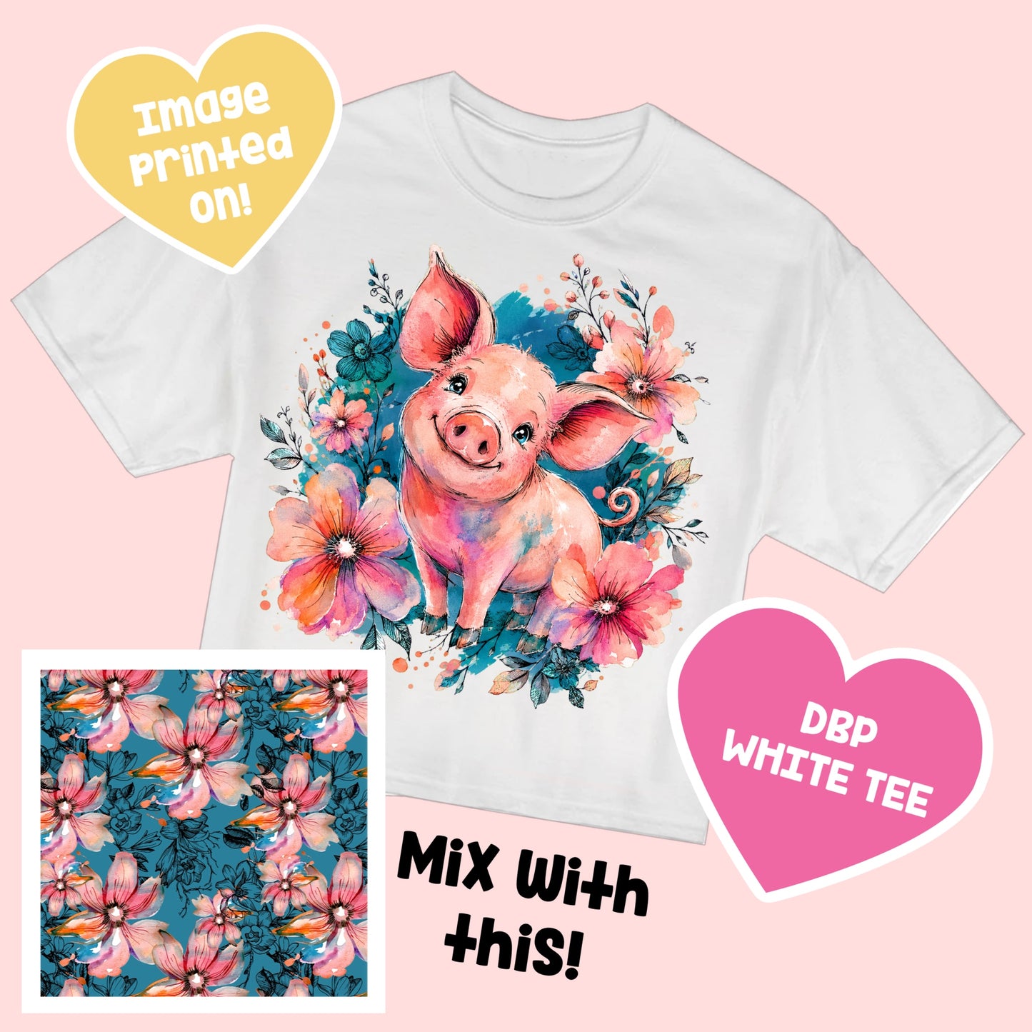Pig TEE Cute&Colorful7.24