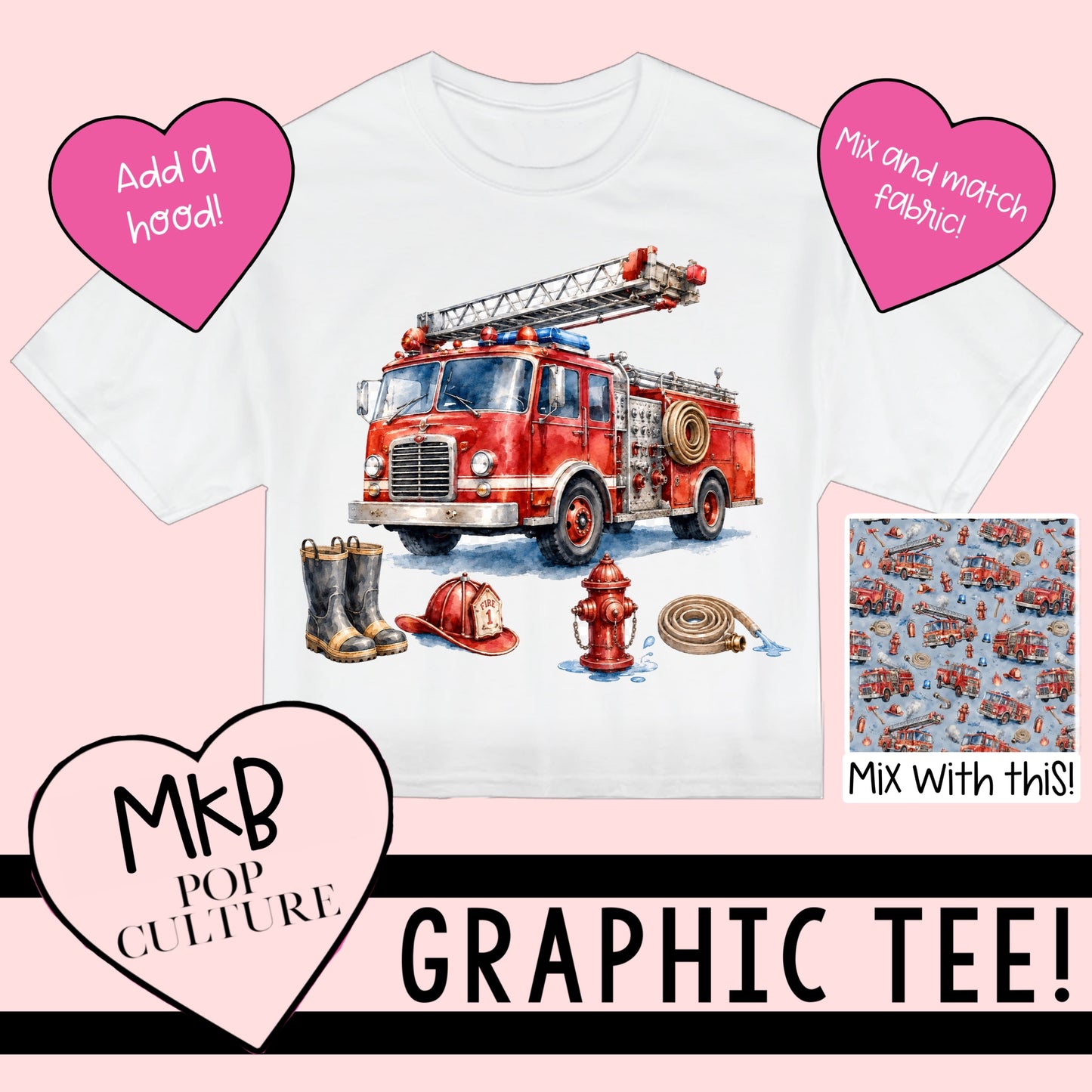 CP Firetruck TEE DenimDazed6.11