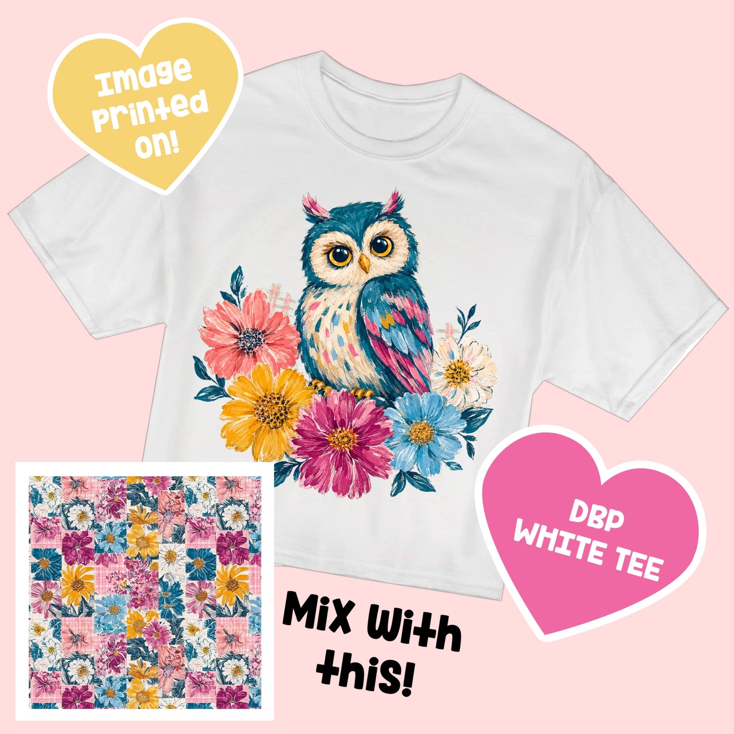 Owl TEE Cute&Colorful7.24