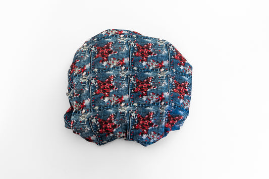 Sequin Denim Star FebHYS2.17