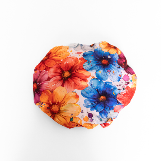 Orange and Blue Flowers *FABRIC ONLY!* MomInsider5.9