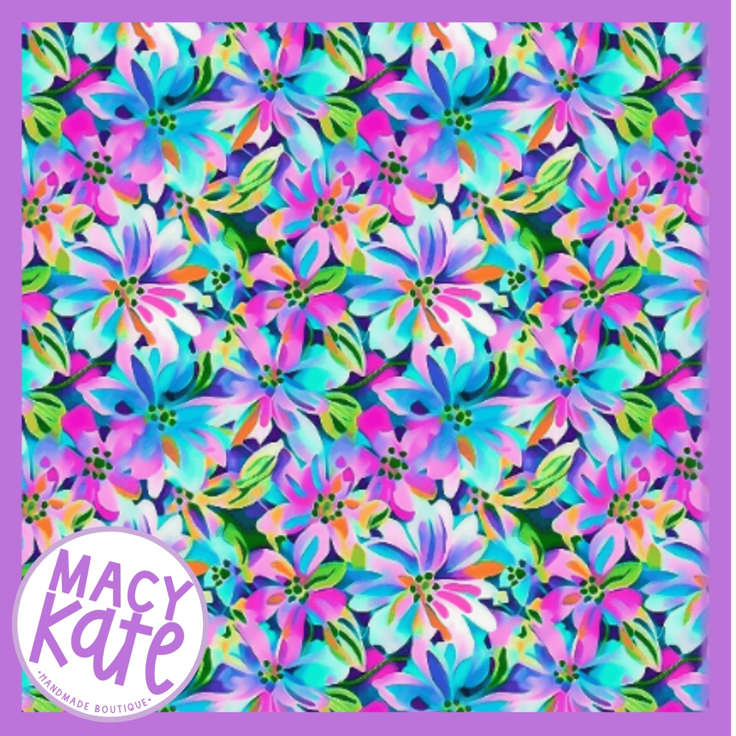CP Purple/Blue Floral *MOMMY* PassExclusive6.5