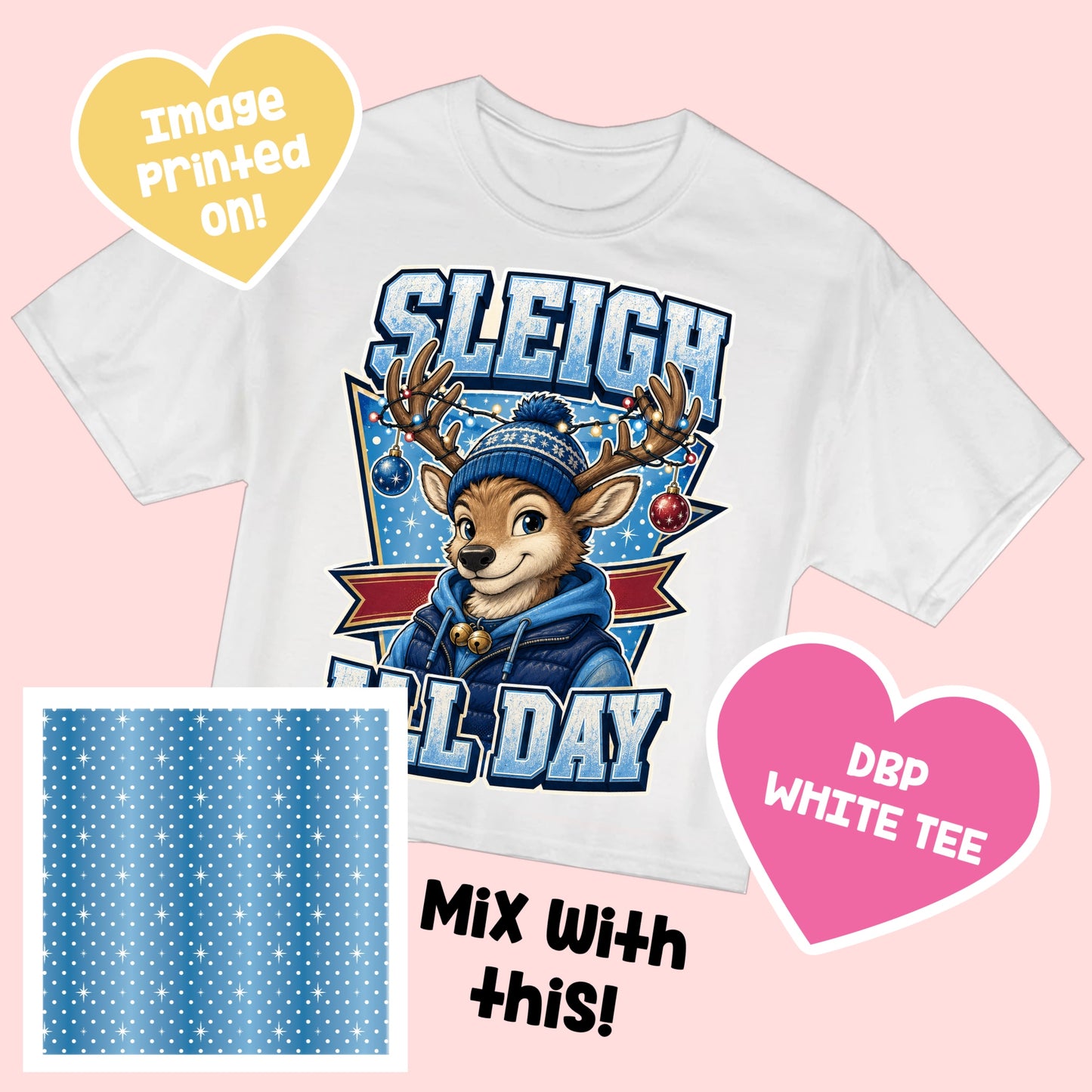 Blue Sleigh TEE GOLDExclusive8.3