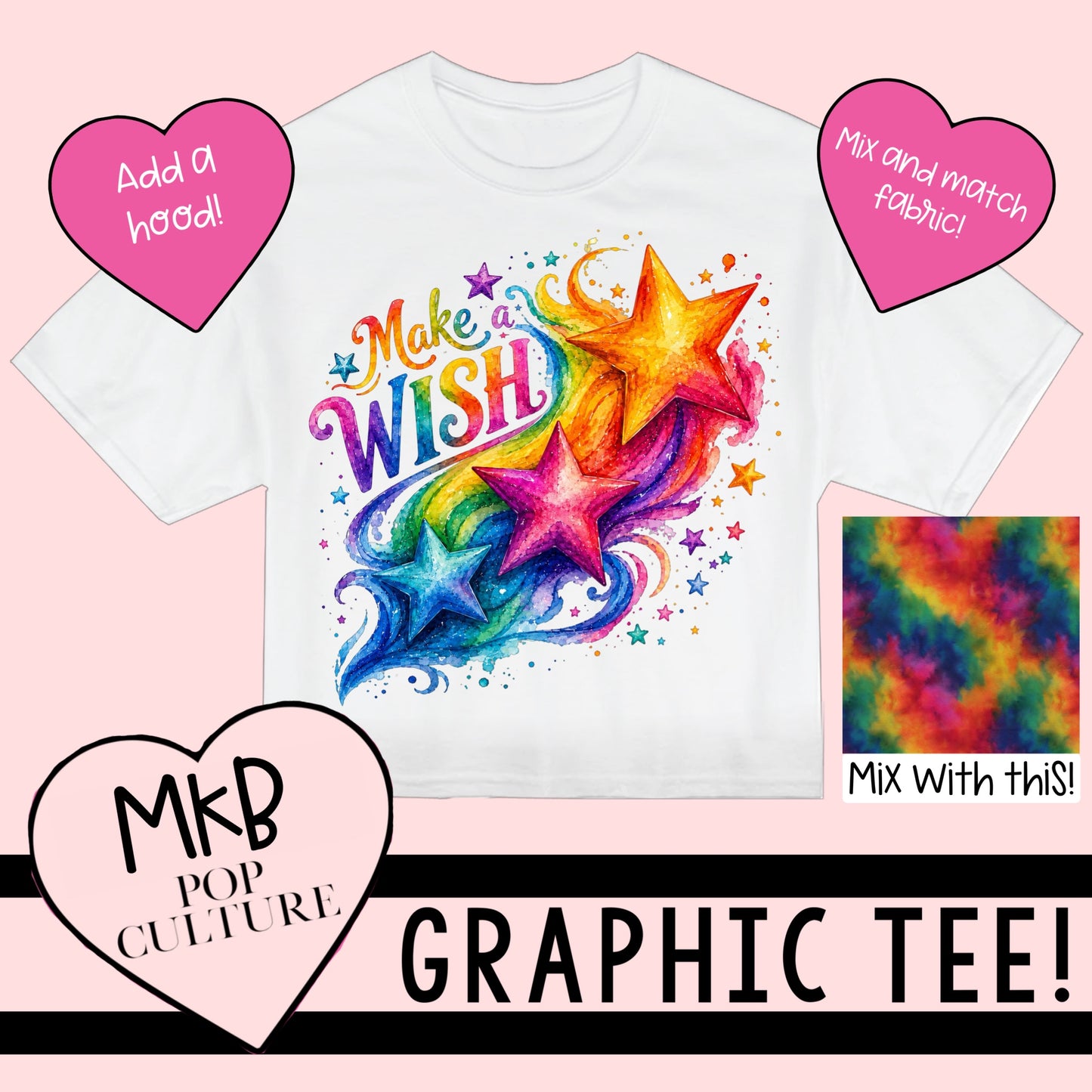 CP Make a Wish TEE Rainbow6.19